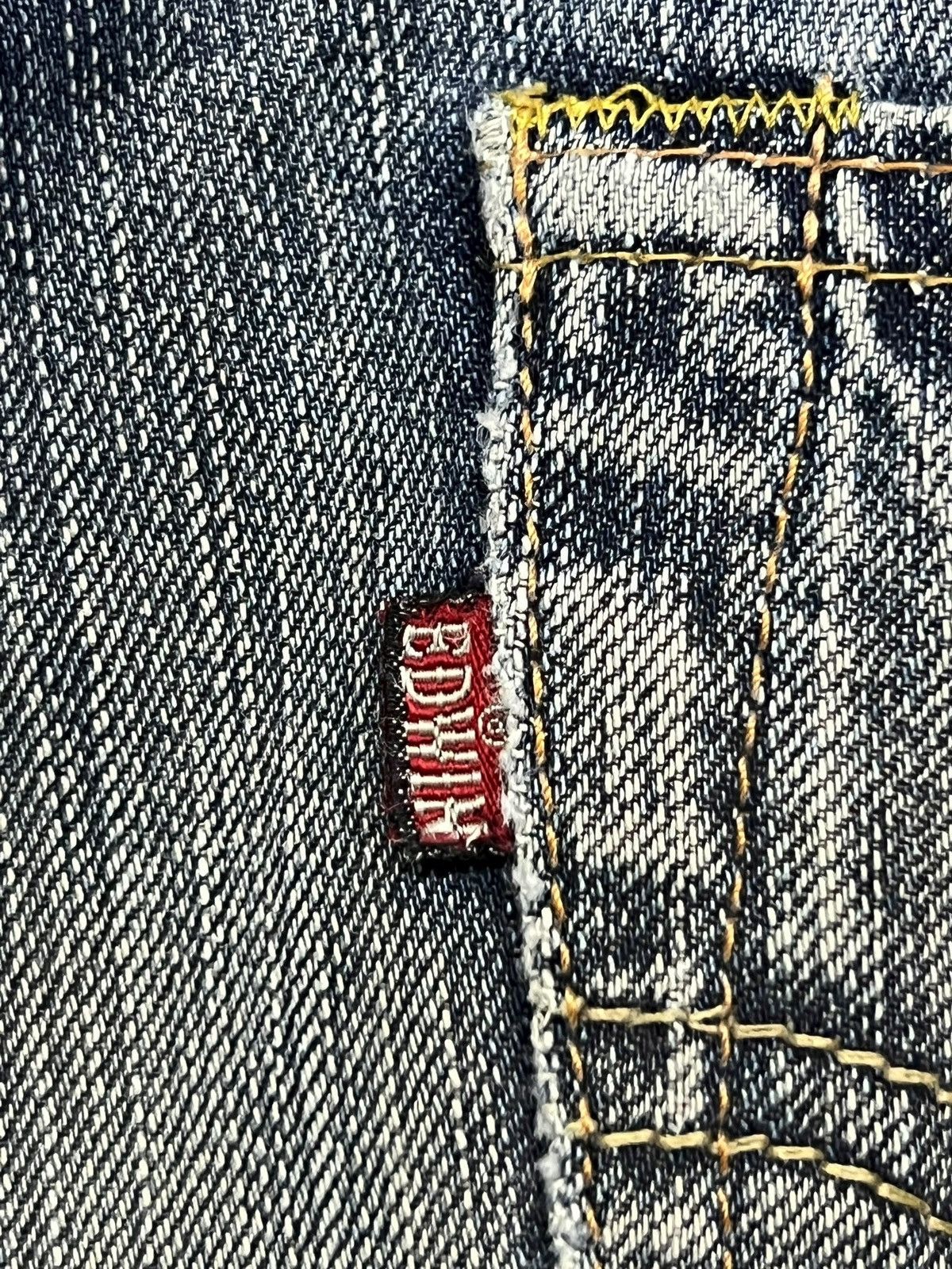 Edwin Vintage Edwin 503 Japan - Faded Rusty Wash, Distressed Jeans Size US 35 - 13 Thumbnail