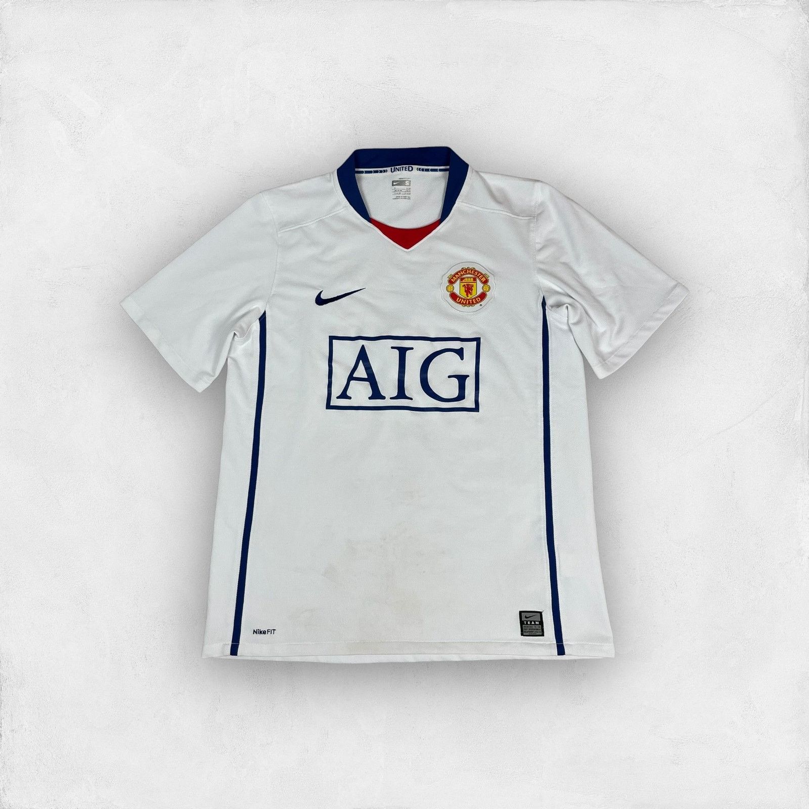 Nike Nike Fit Dry Men's White Manchester United F.C. Jersey Small Size US S / EU 44-46 / 1 - 1 Thumbnail