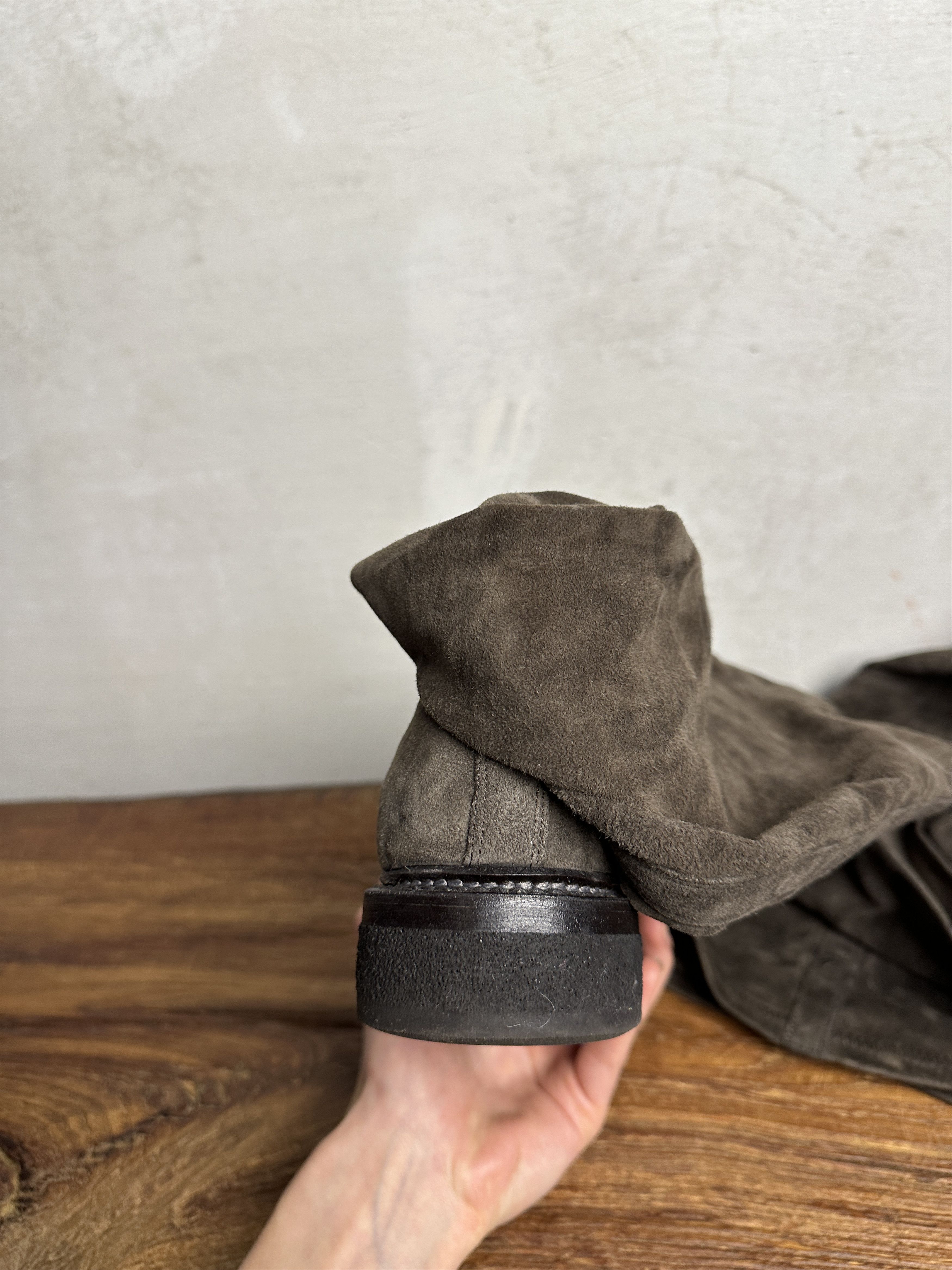 Rick Owens Rick Owens FW15 Sphinx Creeper High Knee Boots Size US 8 / IT 38 - 11 Thumbnail