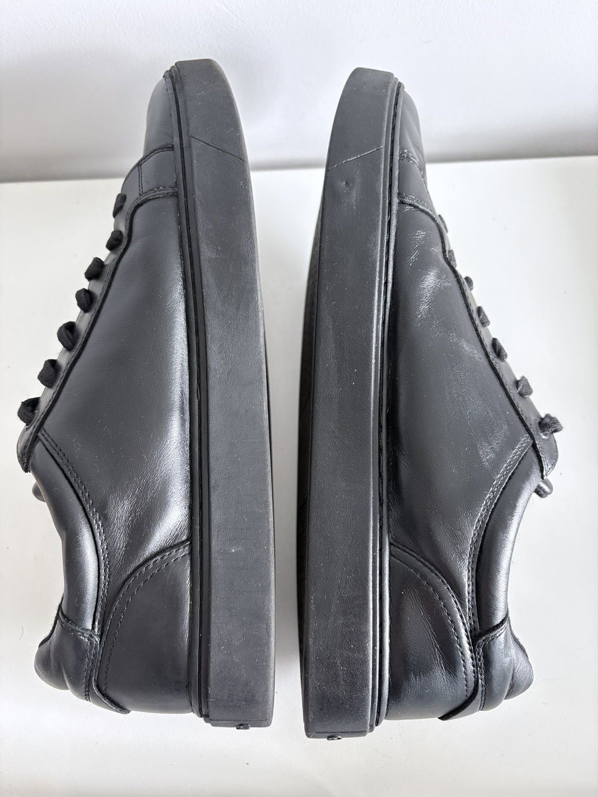 Calvin Klein Calvin Klein leather sneakers zip low top men's size 44 Size US 11 / EU 44 - 3 Thumbnail