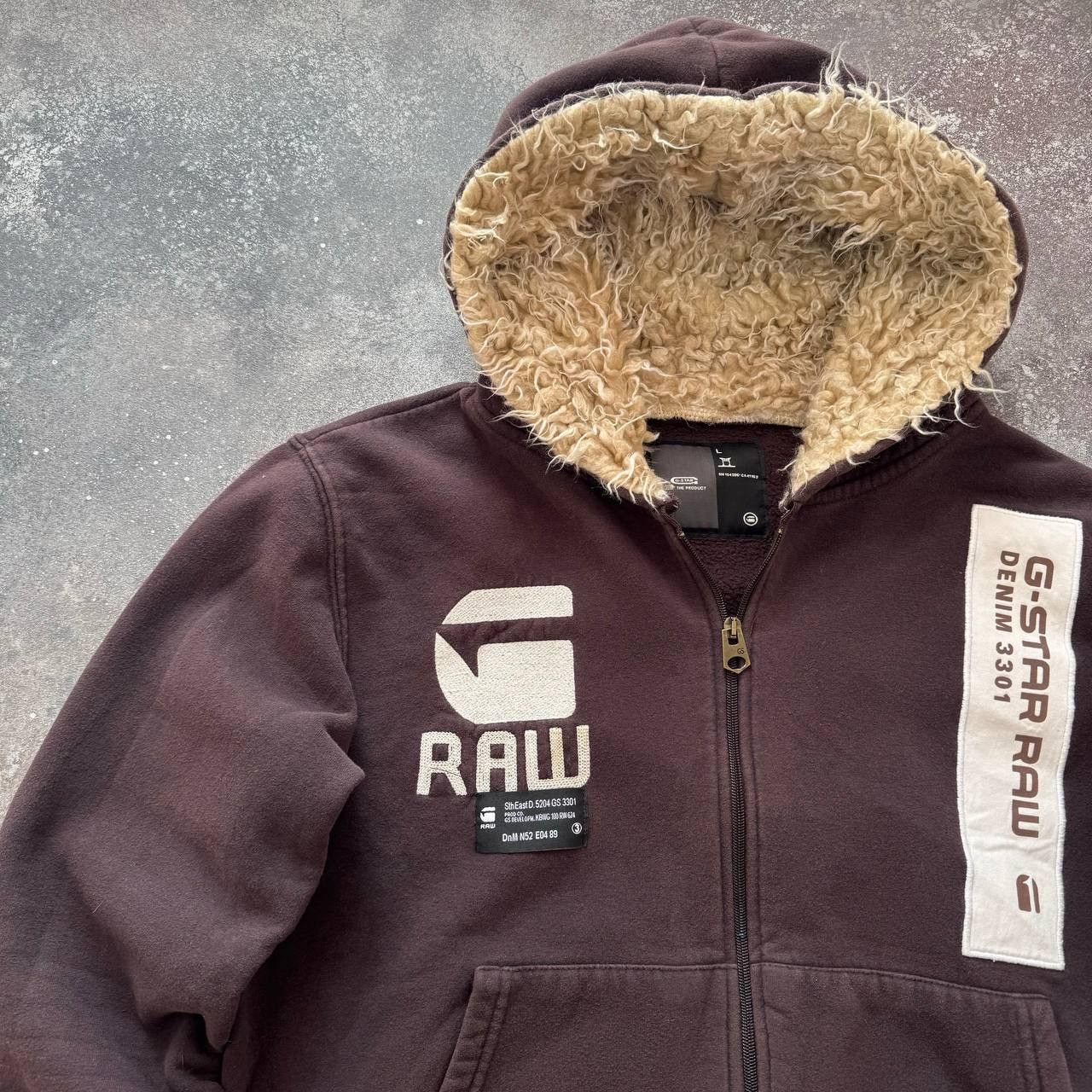 G-Star G-Star Raw Vintage Faux Fur Hoodie Size US M / EU 48-50 / 2 - 4 Thumbnail
