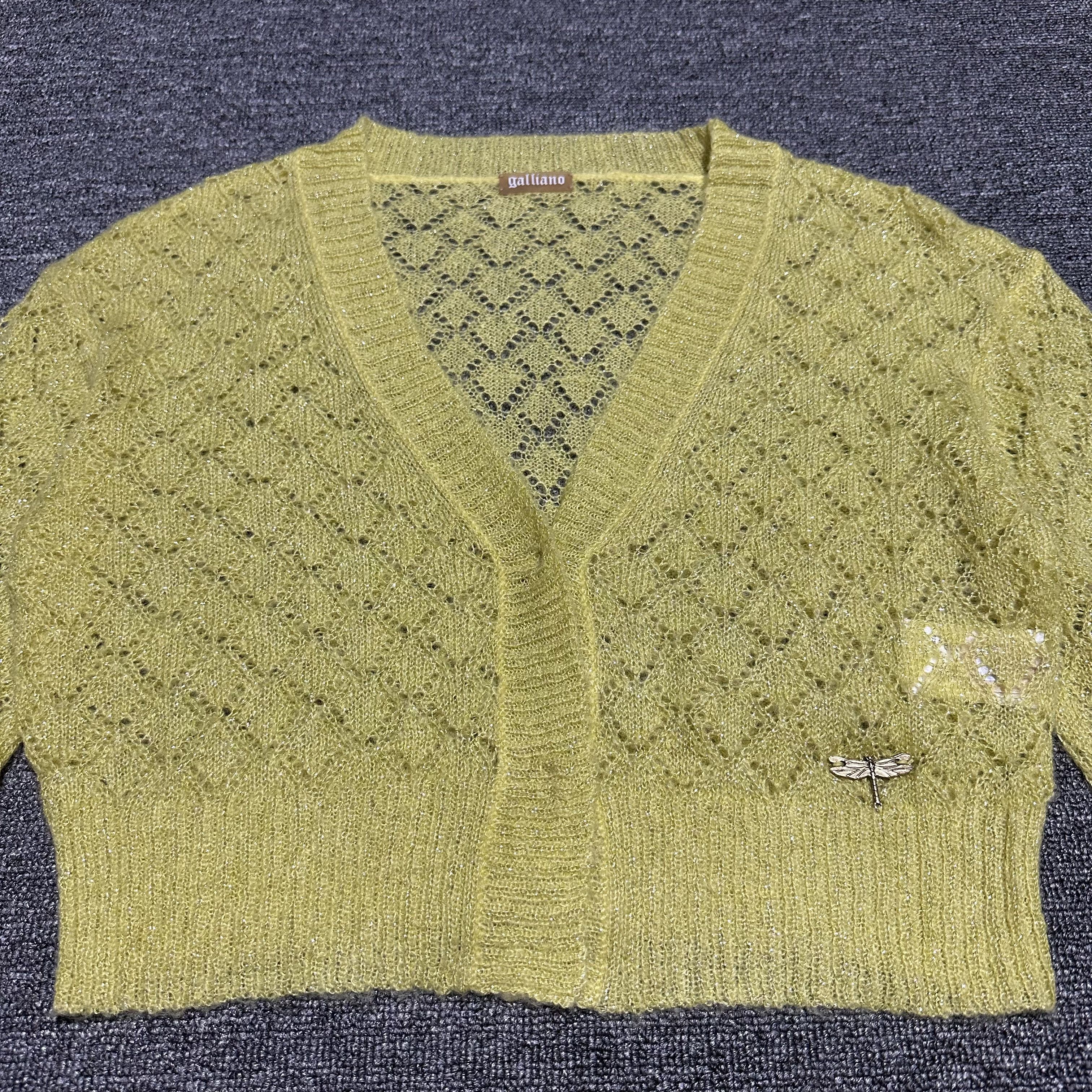 John Galliano Galliano Croptop Knitwear Size S / US 4 / IT 40 - 2 Thumbnail