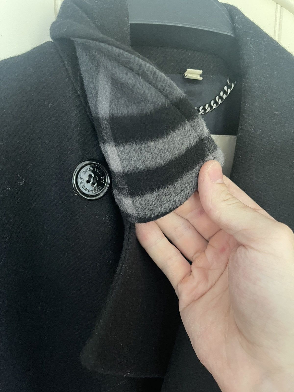 Burberry Burberry Pea Coat Wool 54 Size US L / EU 52-54 / 3 - 3 Thumbnail
