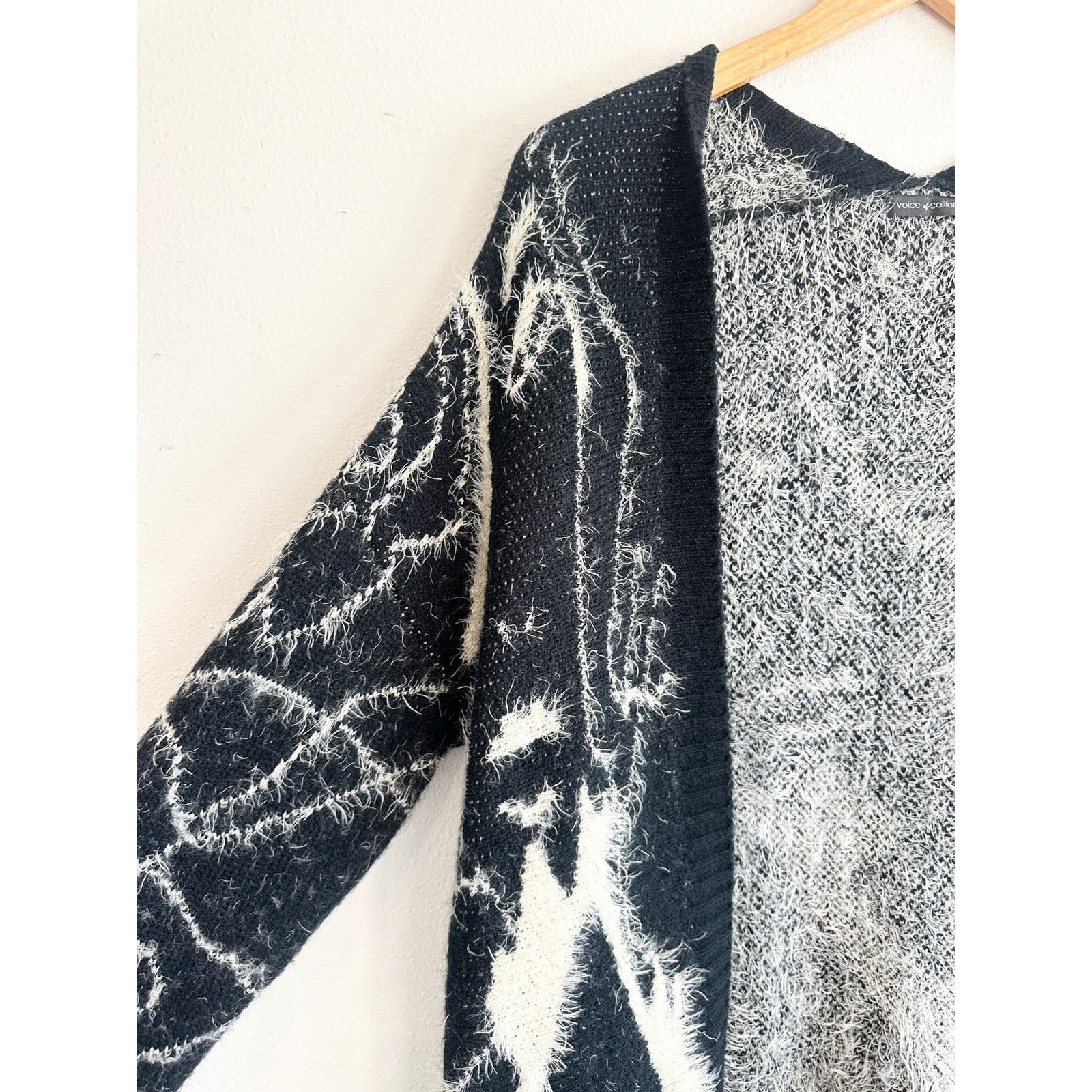Other Abstract Art to Wear Fuzzy Lagenlook Duster Size XL / US 12-14 / IT 48-50 - 3 Thumbnail