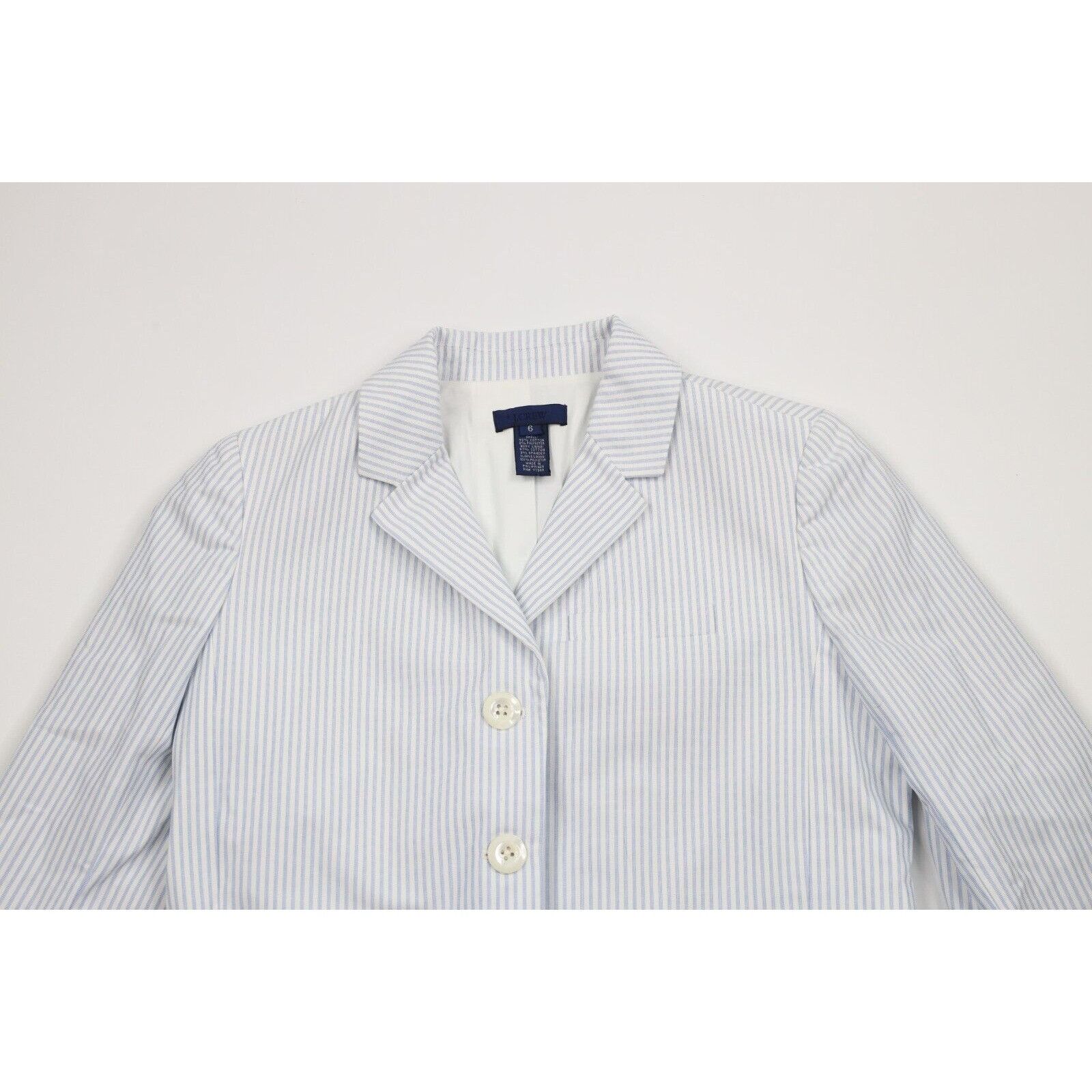 J.Crew × Vintage Deadstock Vintage J Crew 2 Piece Striped Business Suit Size M / US 6-8 / IT 42-44 - 3 Thumbnail