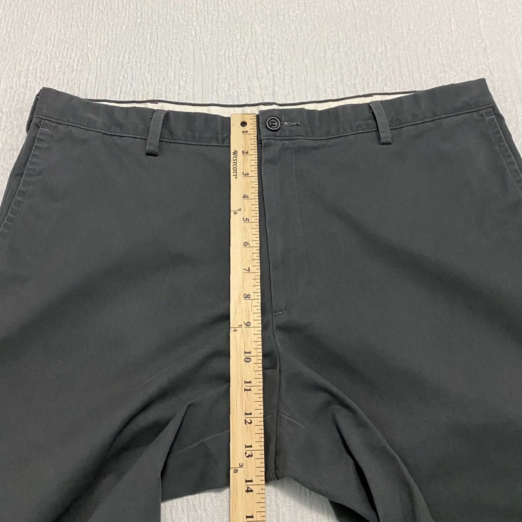 Dockers Dockers Mens 40x30 Straight Fit Flat Front Chino Pants Charcoal Gray Size US 40 / EU 56 - 7 Thumbnail