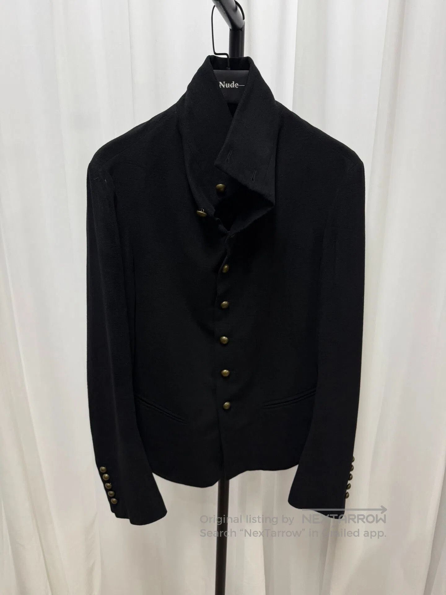 Ann Demeulemeester Ann Demeulemeester Silk Blend Jacket. Size US XXS / EU 40 - 9 Thumbnail