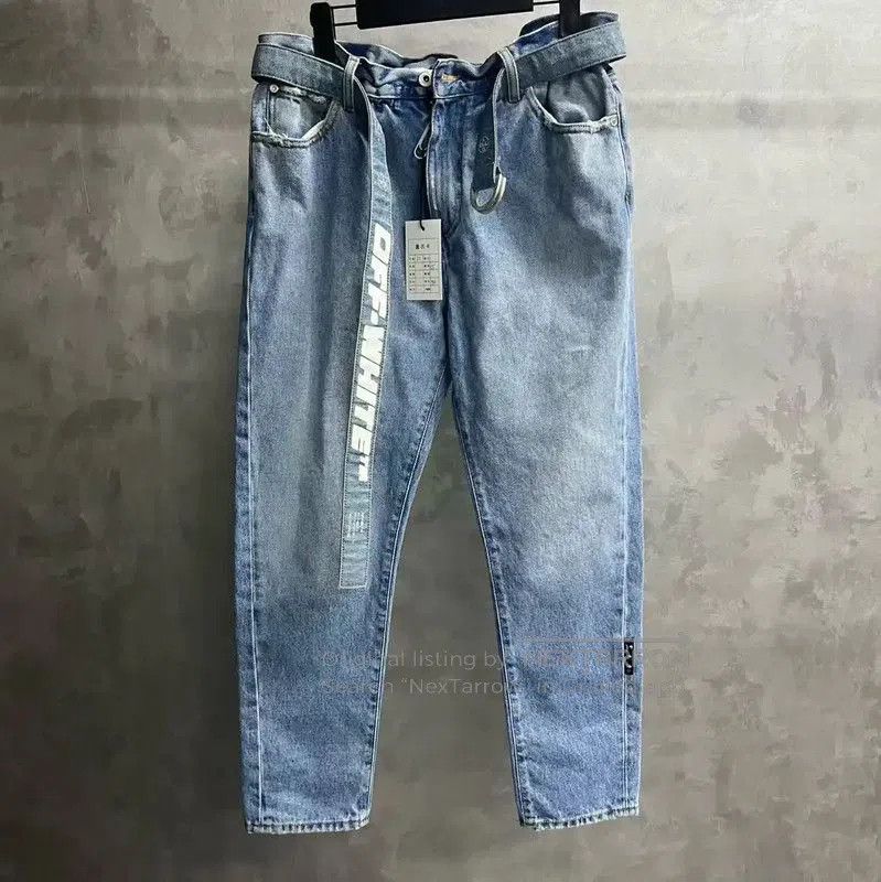 Off-White Off-White Blue Cotton Women's Jeans . Size 28" / US 6 / IT 42 - 1 Thumbnail