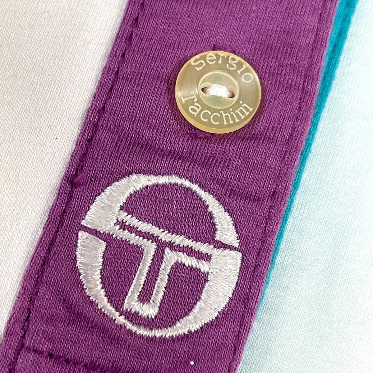 Sergio Tacchini Vintage 1990s Sergio Tacchini Polo Shirt Size US M / EU 48-50 / 2 - 10 Thumbnail
