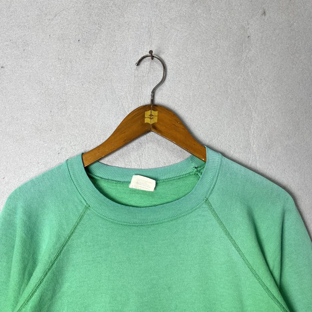 Hanes Vintage 80s Hanes Blank Raglan Sweatshirt Size US L / EU 52-54 / 3 - 2 Thumbnail