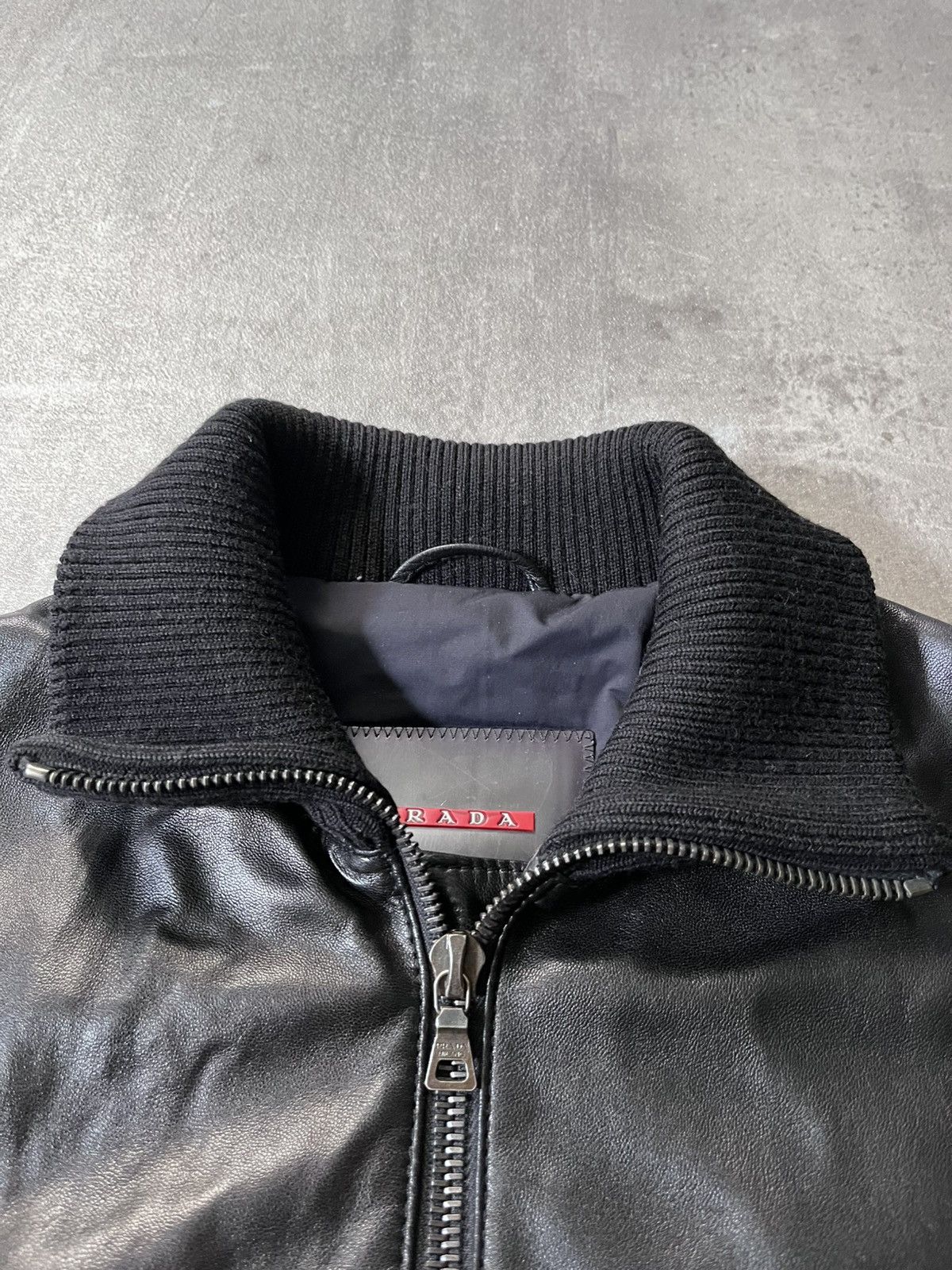Prada Prada 2000s hybrid leather wool jacket black vintage Size US M / EU 48-50 / 2 - 8 Thumbnail