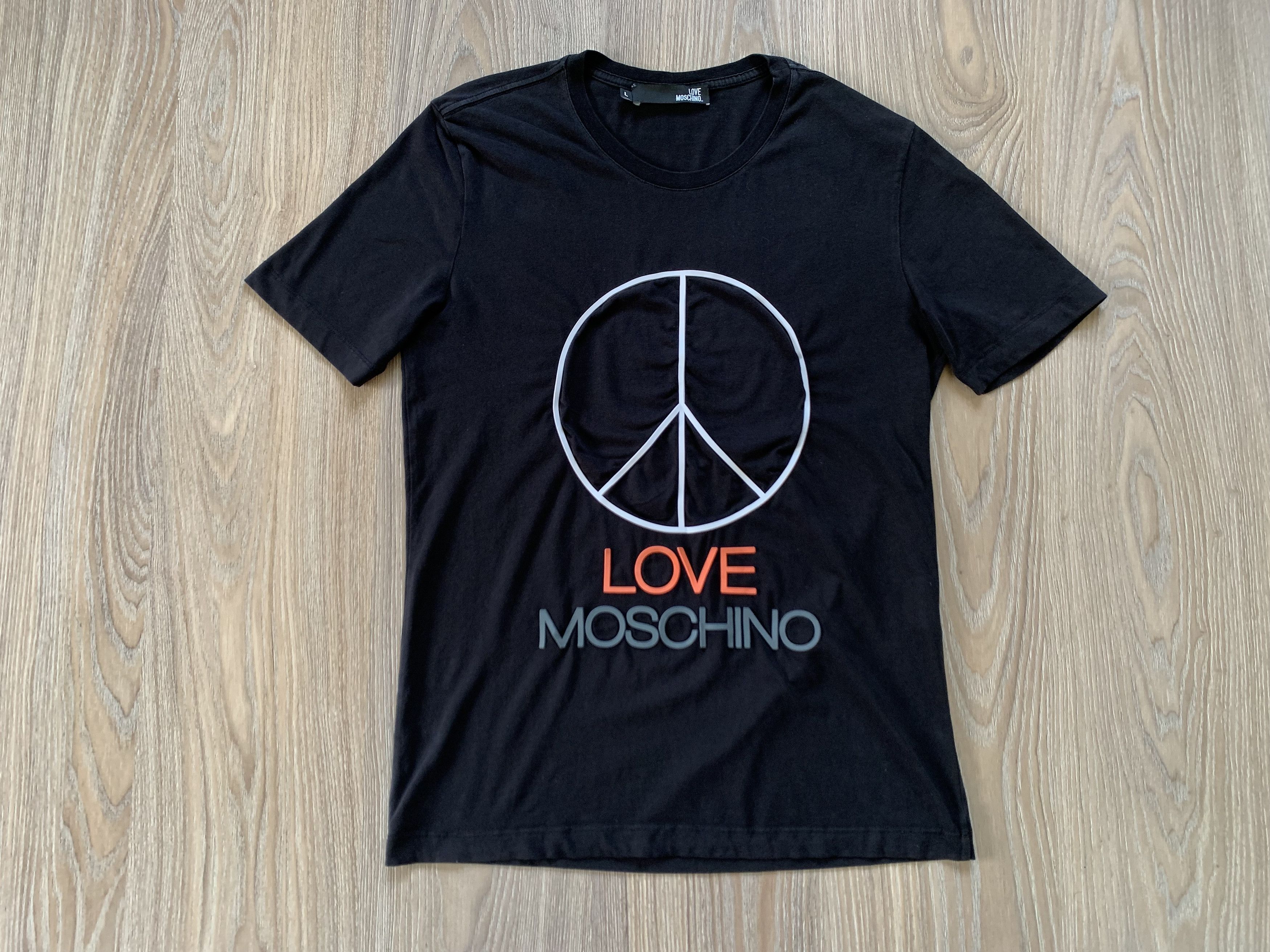 Moschino Vintage Love Moschino Cotton Stretch 3D Printed T-Shirt Size US L / EU 52-54 / 3 - 2 Thumbnail