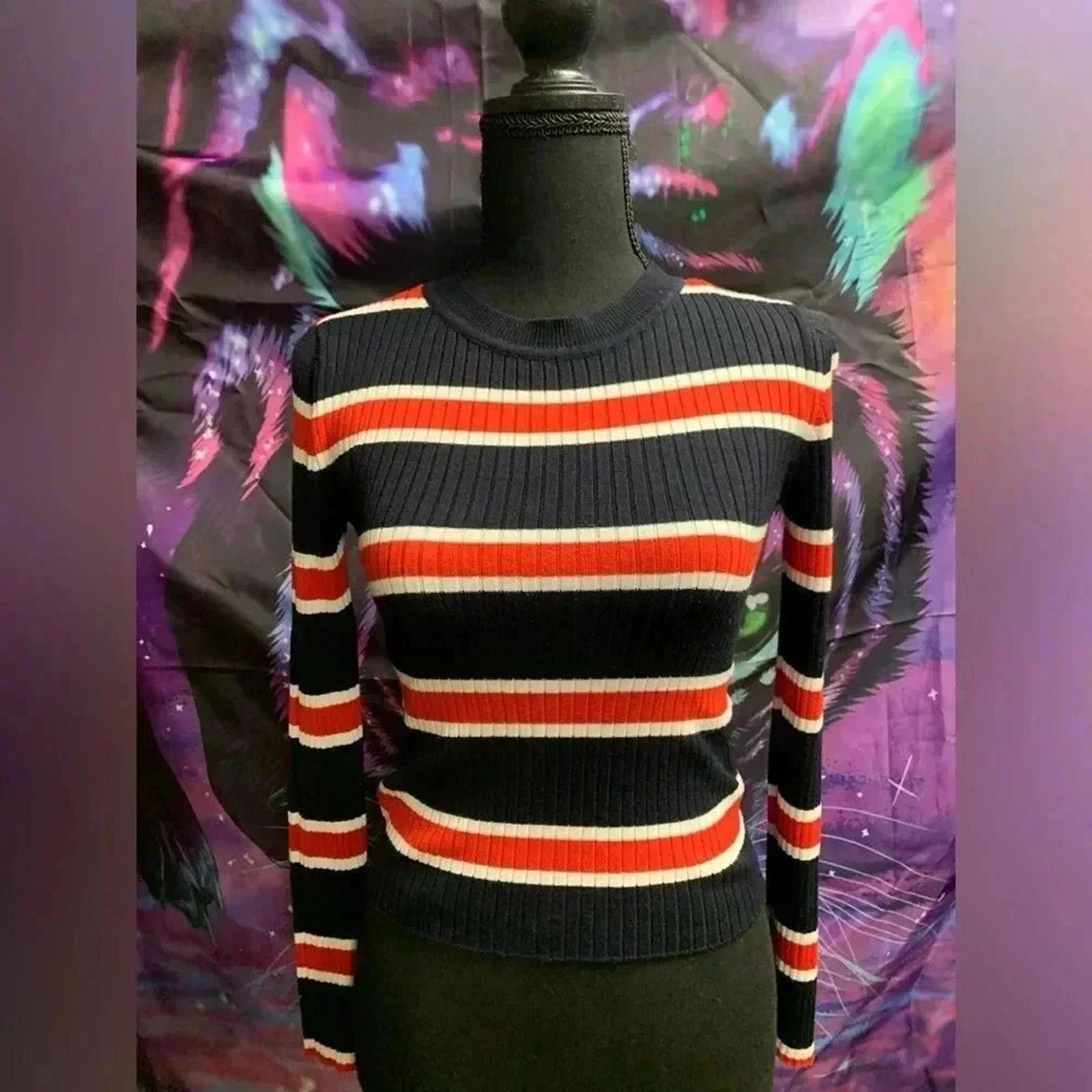 Divided Xs striped crop top Size XS / US 0-2 / IT 36-38 - 1 Thumbnail