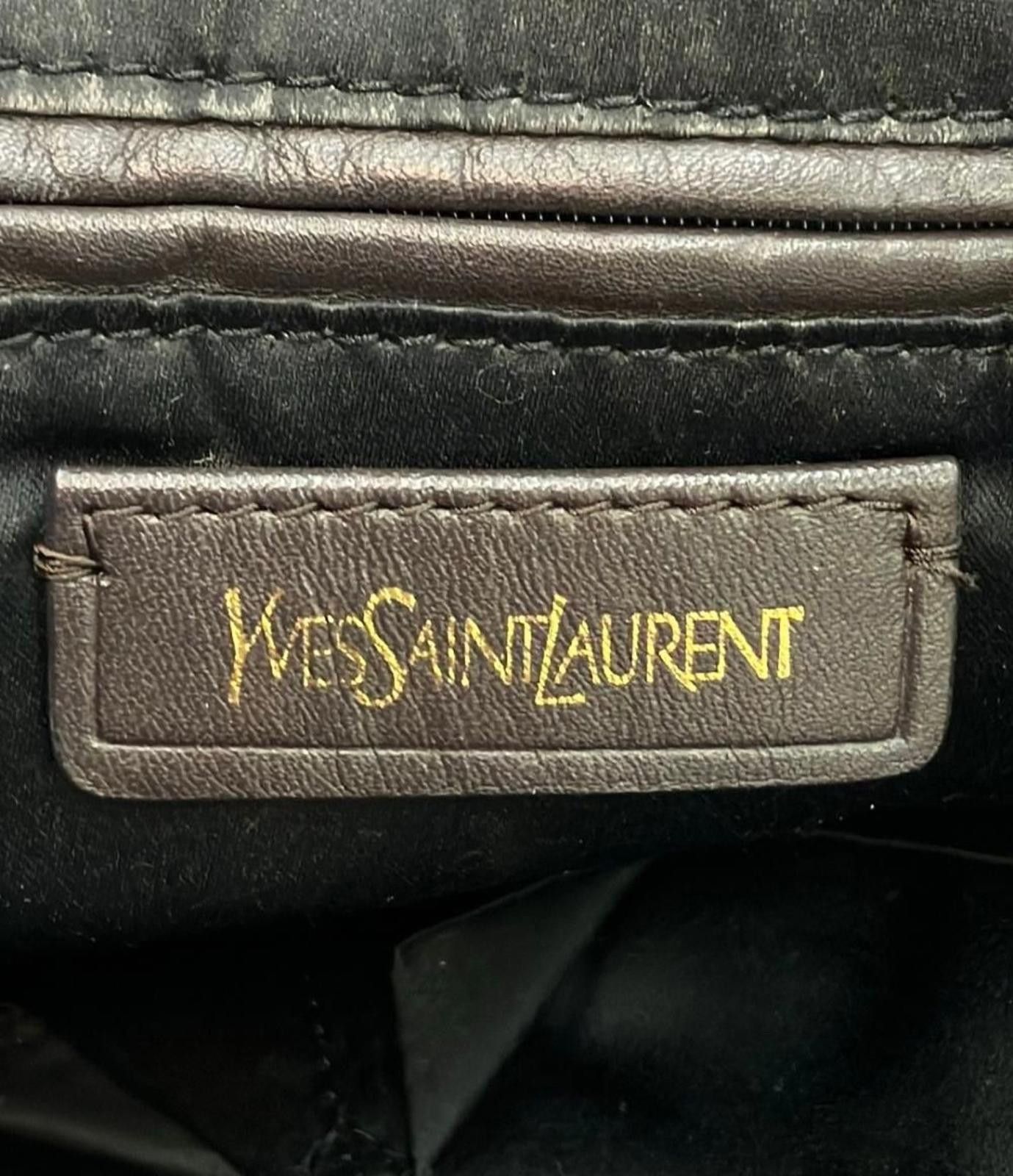 Saint Laurent Paris Saint Laurent - Black Leather Handbag Size ONE SIZE - 9 Thumbnail