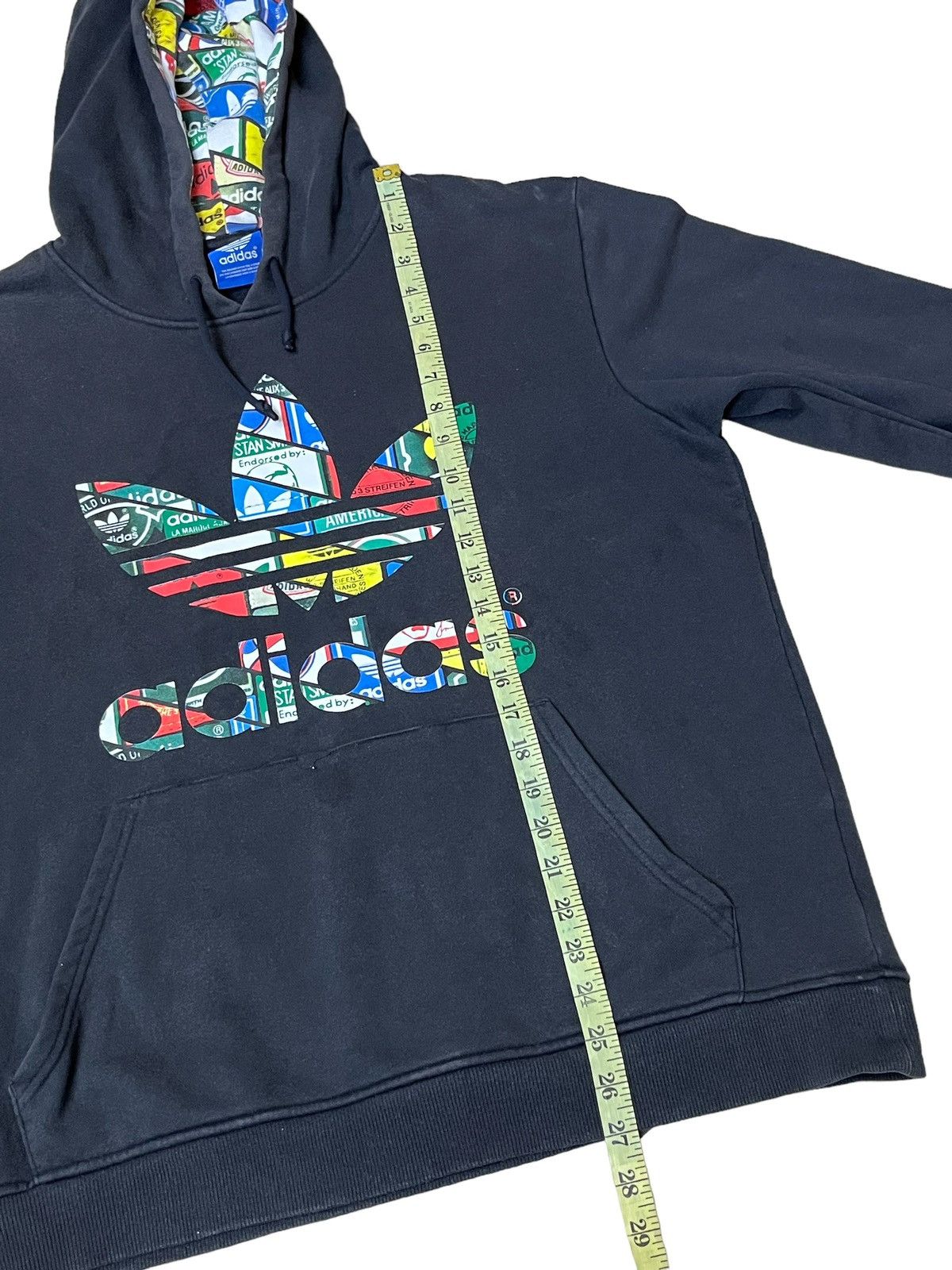 Adidas ADIDAS BIG LOGO PULLOVER HOODIES Size US L / EU 52-54 / 3 - 10 Thumbnail