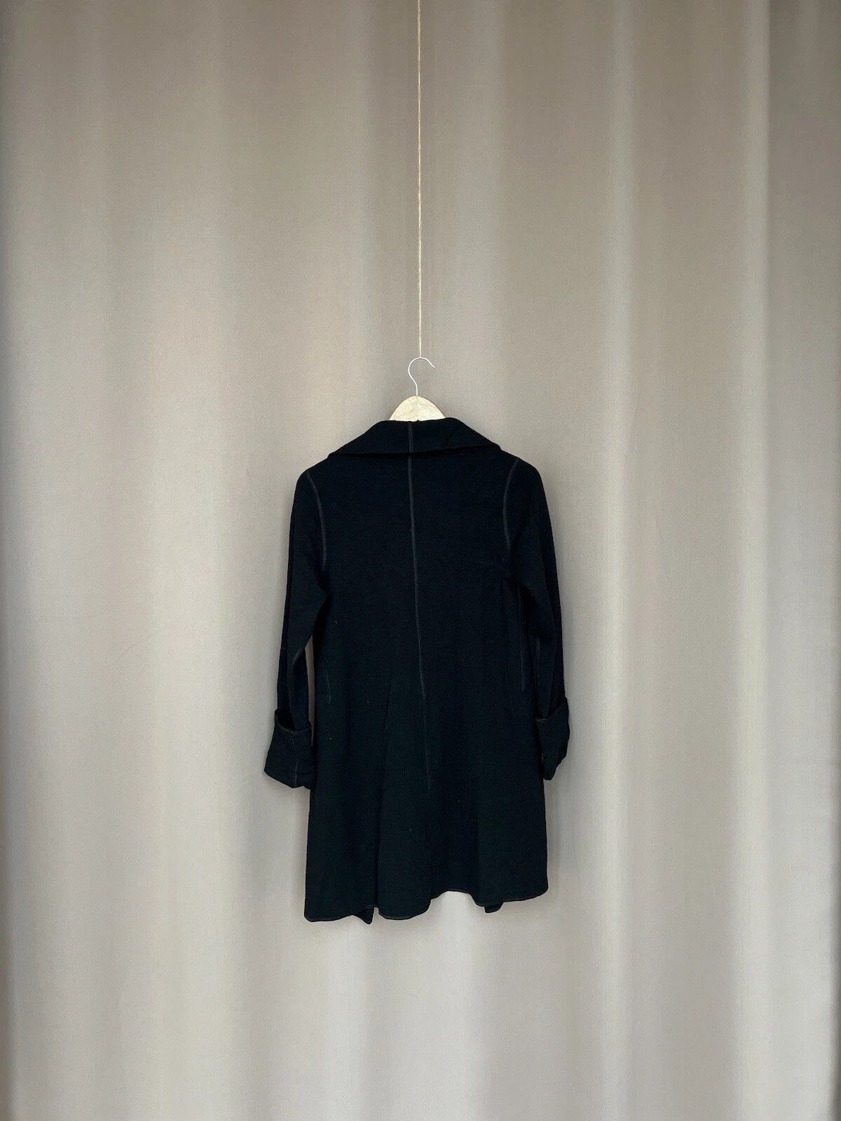 Annette Gortz Annette Gortz Black Mantle Open Cardigan Womens M/L Size M / US 6-8 / IT 42-44 - 7 Thumbnail