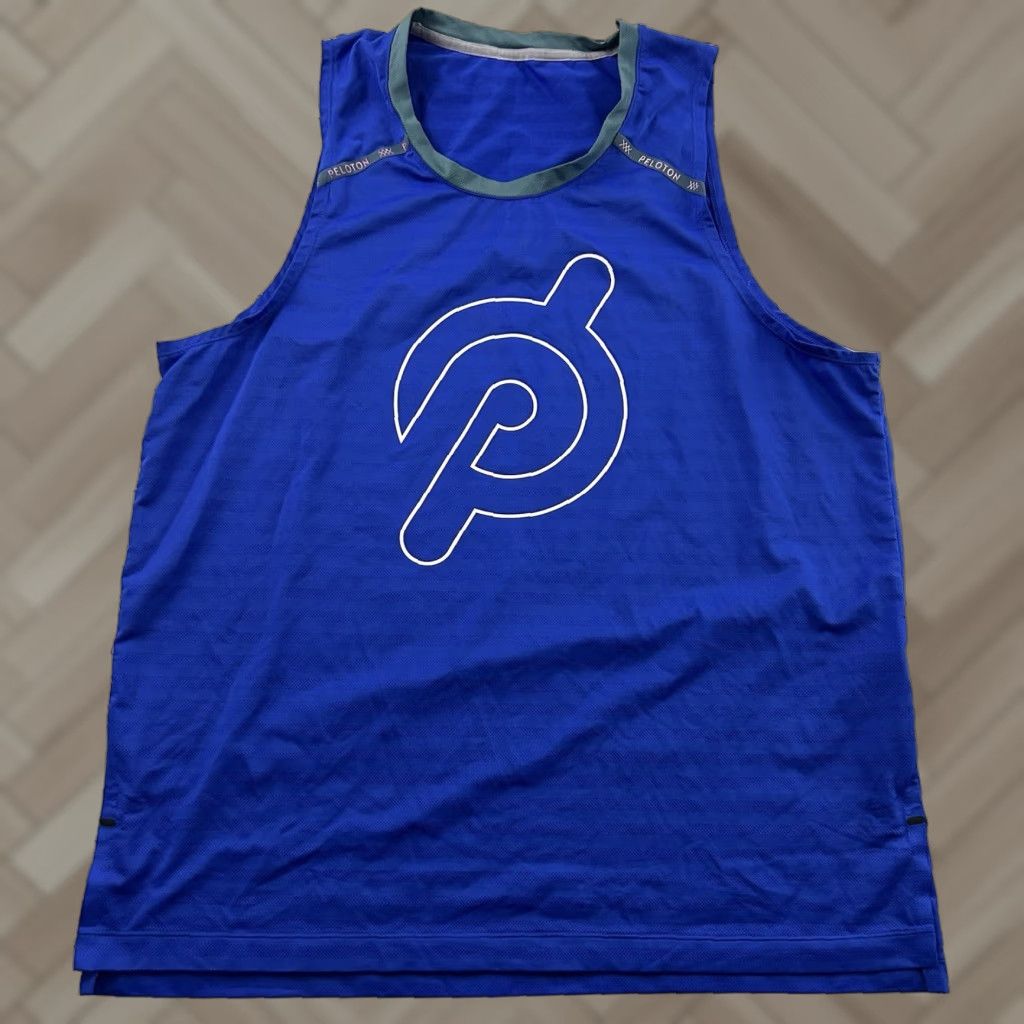 Rhone Rhone Peloton Sleeveless Athletic Shirt Men's XL Blue Tank Athletic Shirt XL Blue Mens Rhone Peloton Sleeveless Shirt Size US XL / EU 56 / 4 - 1 Thumbnail