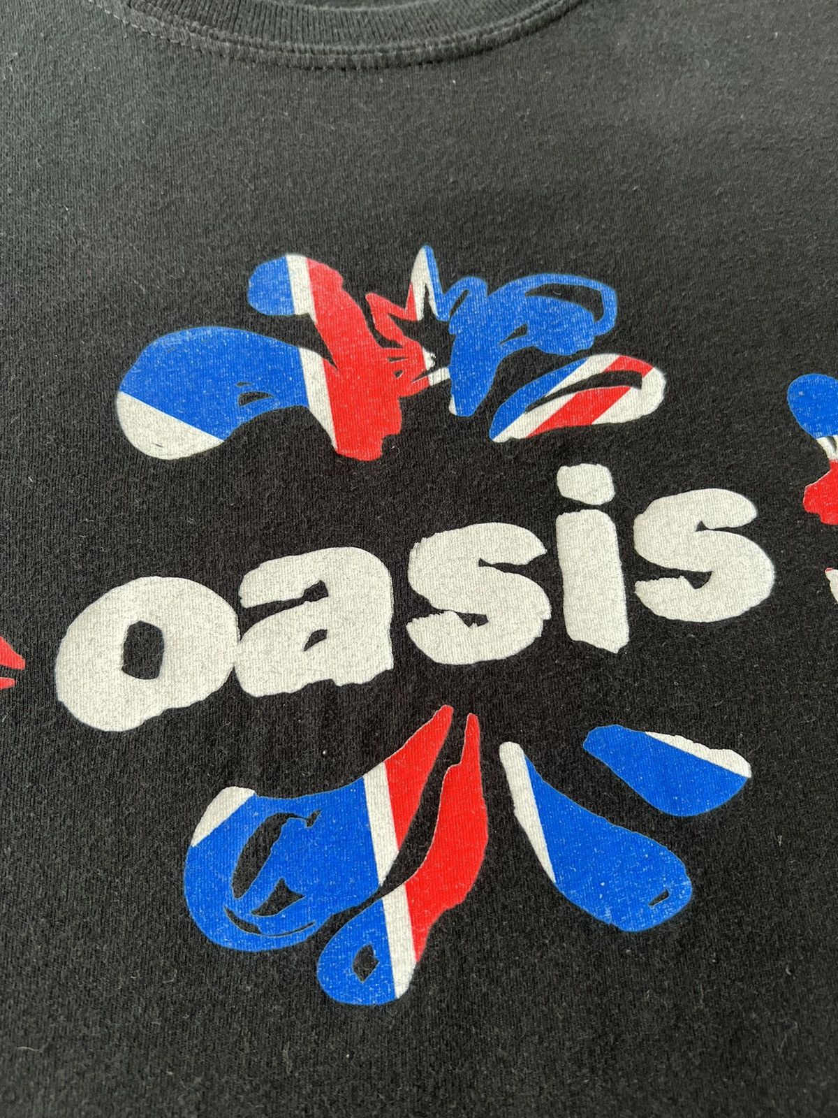 Band Tees Vintage 2000s Oasis Britpop Black T-shirt Size US M / EU 48-50 / 2 - 7 Thumbnail