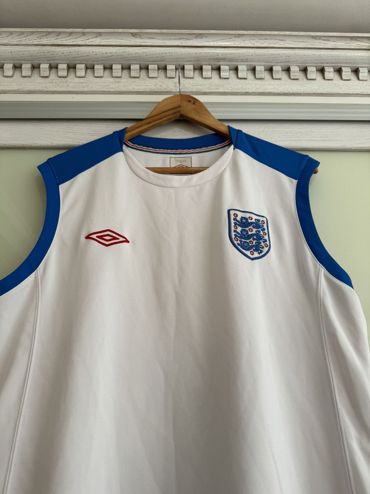 Umbro England Vintage Soccer Top Jersey Football Kit Shirt Size US XXL / EU 58 / 5 - 5 Thumbnail