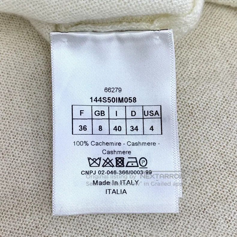 Dior Dior Colour-blocked dinosaur embroidery cashmere round-nec Size XS / US 0-2 / IT 36-38 - 7 Thumbnail