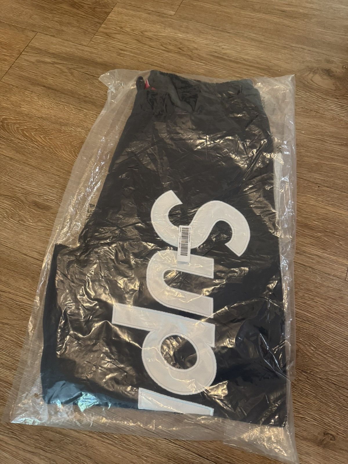 Supreme Supreme Satin Appliqué Sweatpant (Navy) Size US 33 - 3 Thumbnail