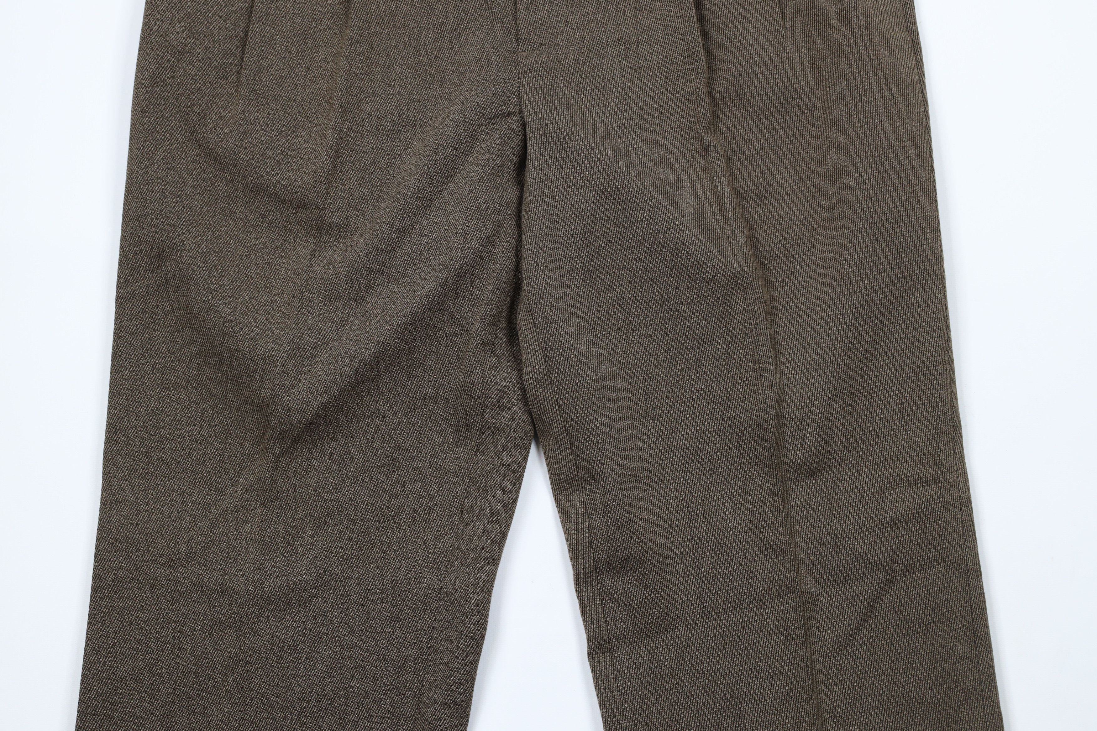 Vintage Vintage 90s Streetwear Whipcord Wide Leg Chino Pants Brown Size US 36 / EU 52 - 3 Thumbnail