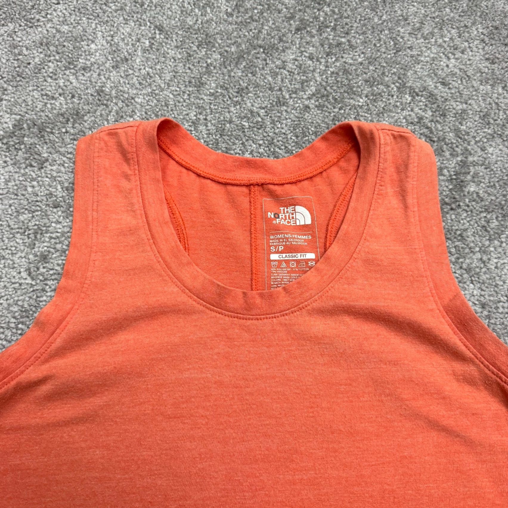 The North Face The North Face Womens Tank Top Orange Active Small Classic Fit Hi-Low Racerback Sleeveless Shirt Size S / US 4 / IT 40 - 3 Thumbnail