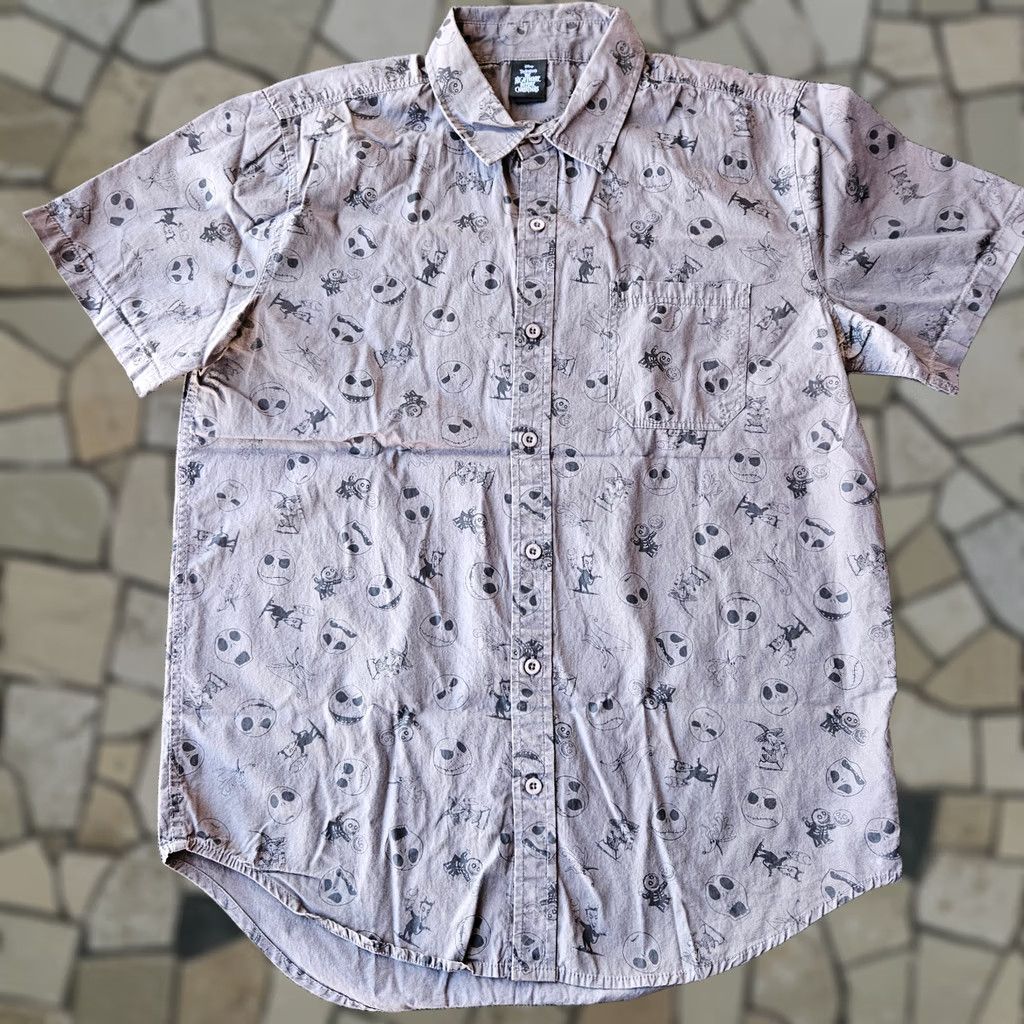 Disney Nightmare Before Christmas Disney Button Shirt Mens Small Jack Skellington Print Size US S / EU 44-46 / 1 - 1 Thumbnail
