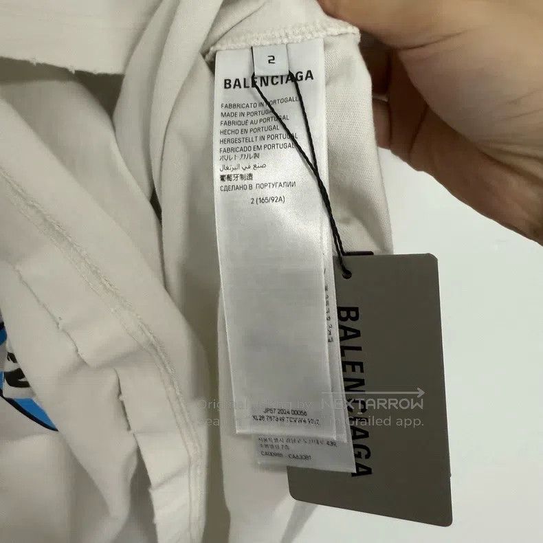 Balenciaga Balenciaga Foam T-Shirt Size US M / EU 48-50 / 2 - 4 Thumbnail