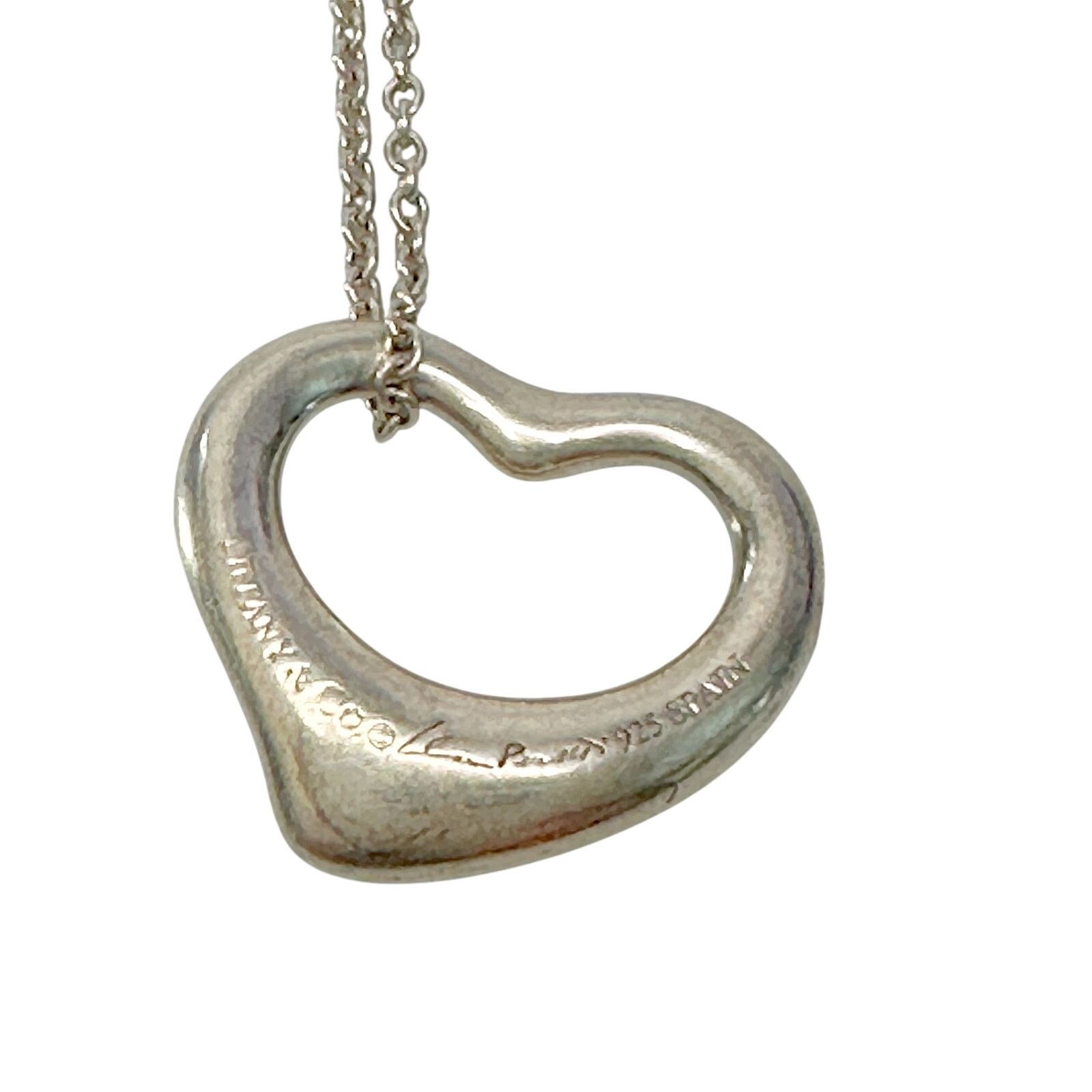 Tiffany & Co. Tiffany & Co. Elsa Peretti Small Open Heart Necklace Size ONE SIZE - 7 Thumbnail