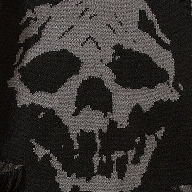 Other Skull Knitted Pullover Casual Breathable Long Sleeve Size US XL / EU 56 / 4 - 4 Thumbnail