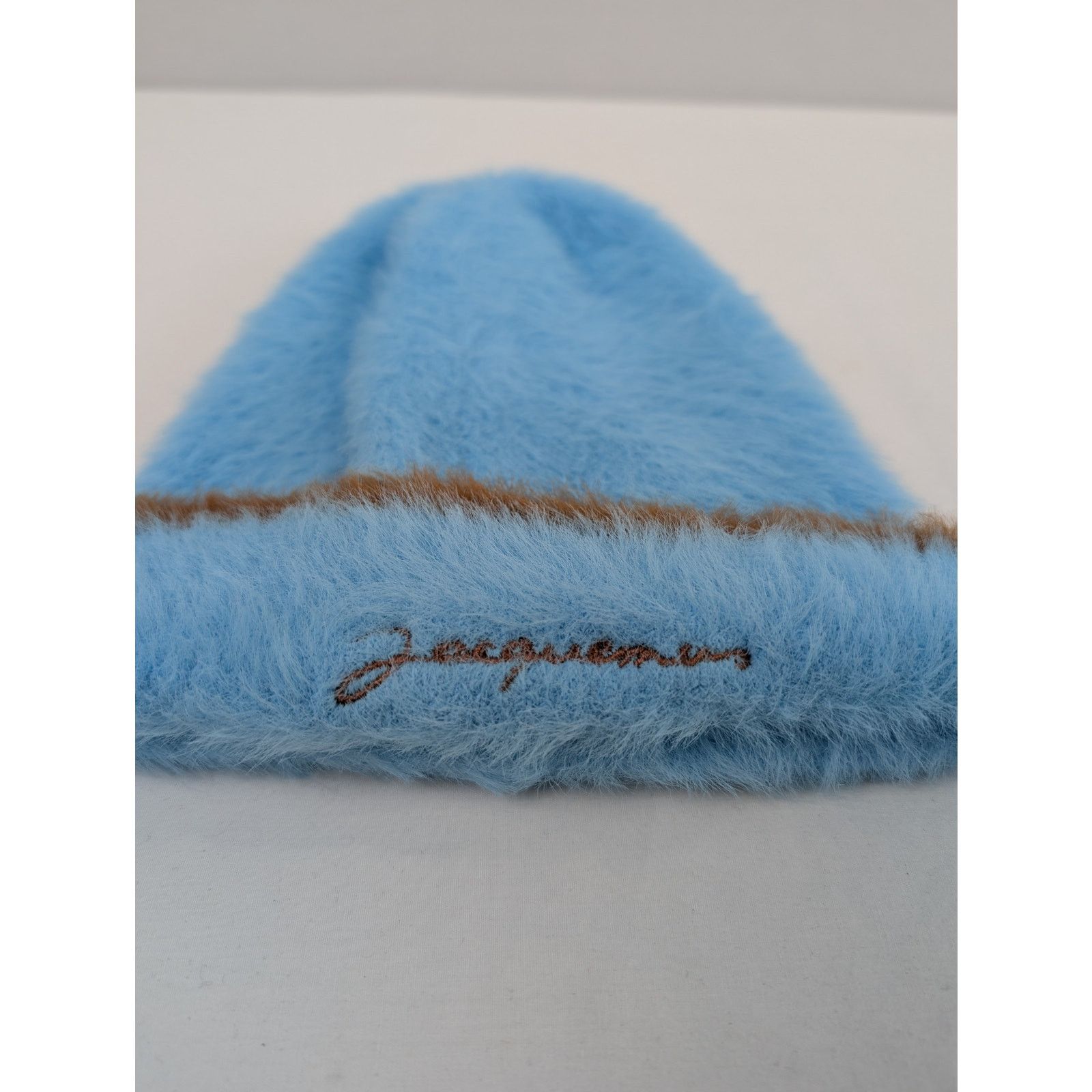 Jacquemus o1rshd1 Size: OS/ LE Bonnet Neve Beanie Cap / Hat Light Blue Size ONE SIZE - 3 Thumbnail