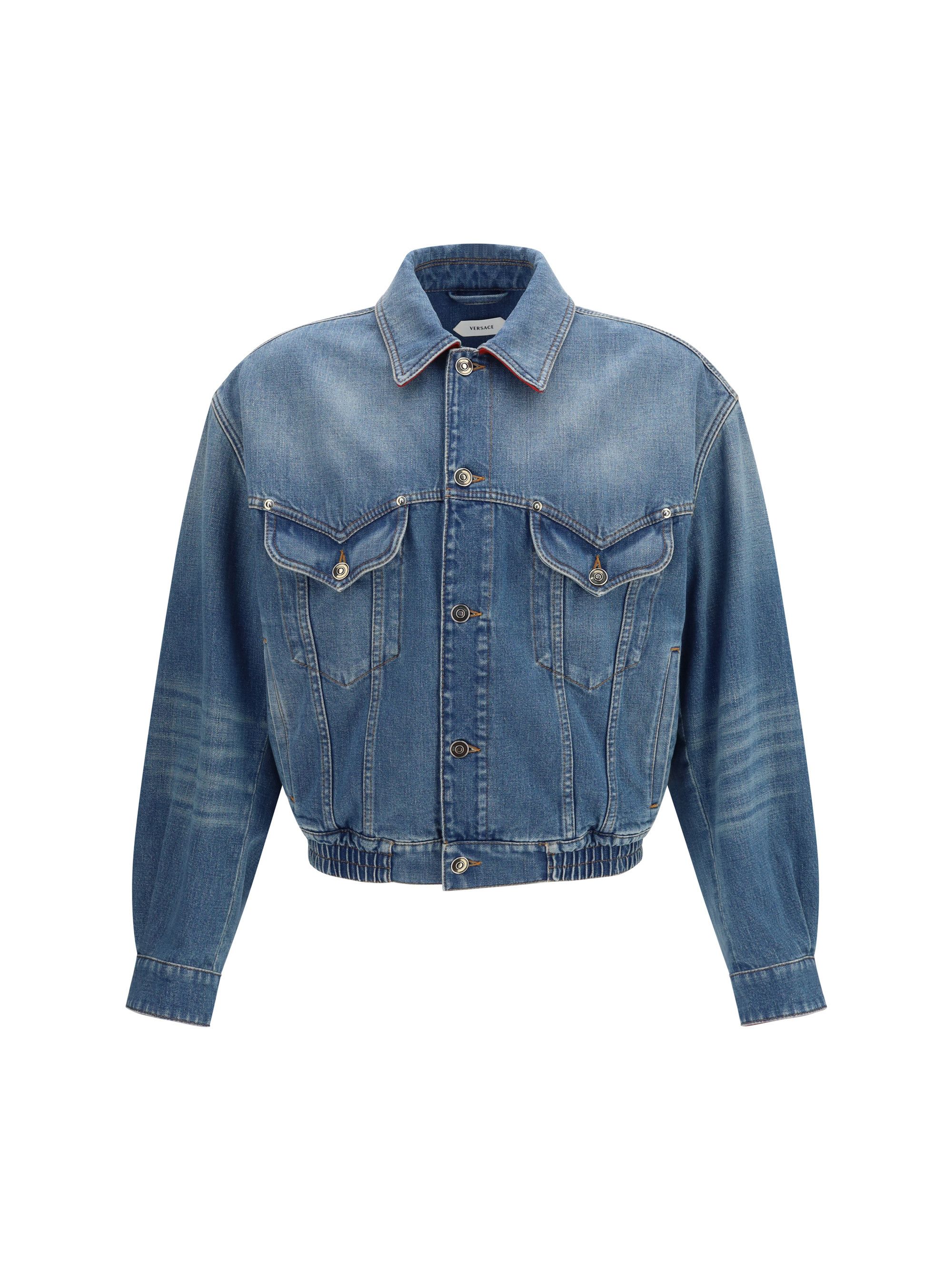 Versace Medusa cotton denim Jacket Size US L / EU 52-54 / 3 - 1 Thumbnail