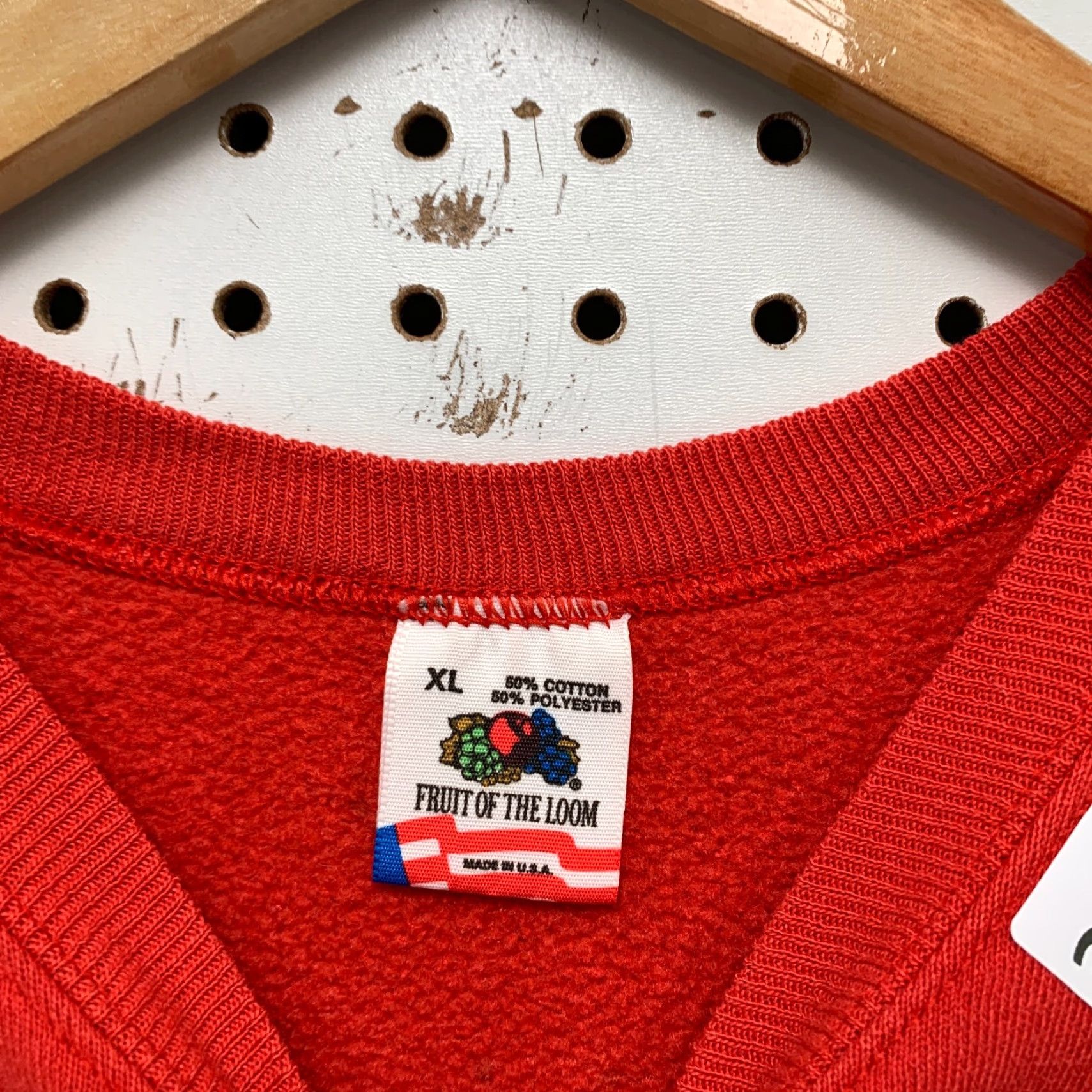 Fruit Of The Loom VINTAGE Ditka’s Restaurant Chicago Crewneck Sweatshirt Men M Red USA 80s Graphic Print Sweatshirtpullover Size US M / EU 48-50 / 2 - 6 Thumbnail