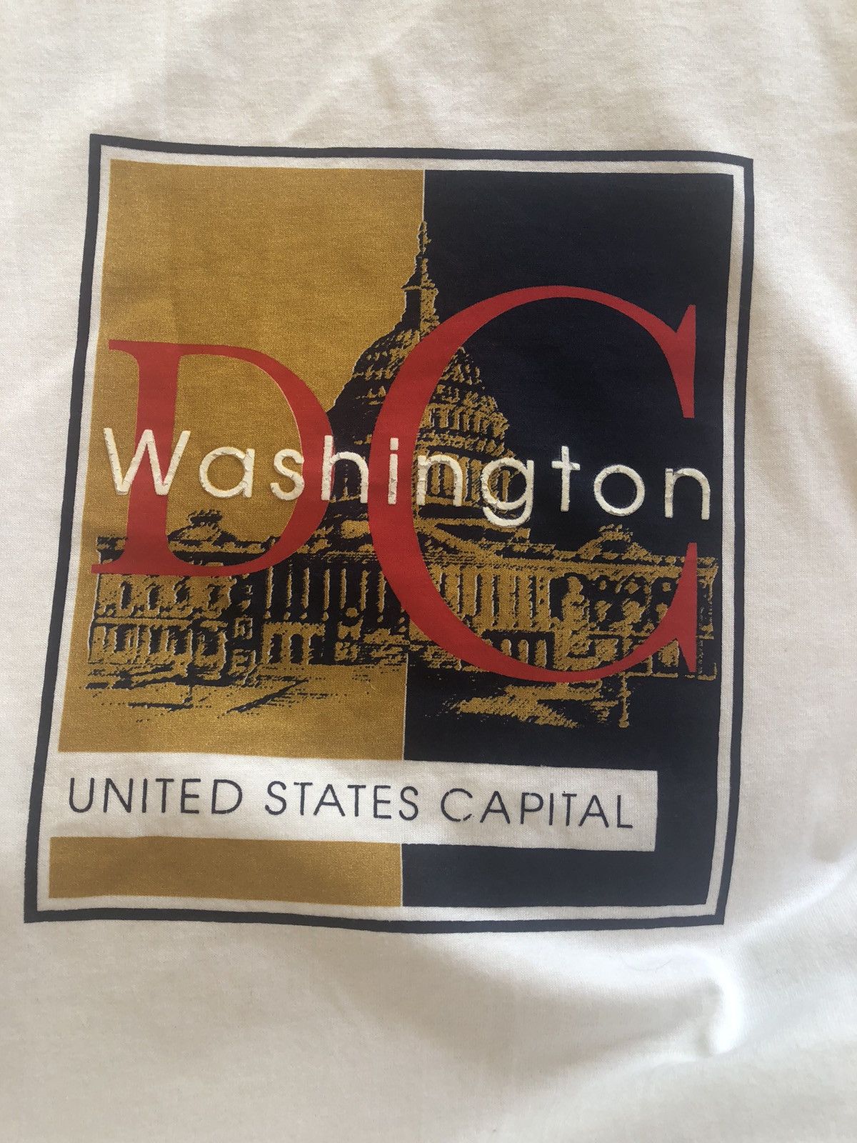 Other × Vintage WASHINGTON DC US CAPITAL VINTAGE TEE SHIRT Size US L / EU 52-54 / 3 - 2 Thumbnail