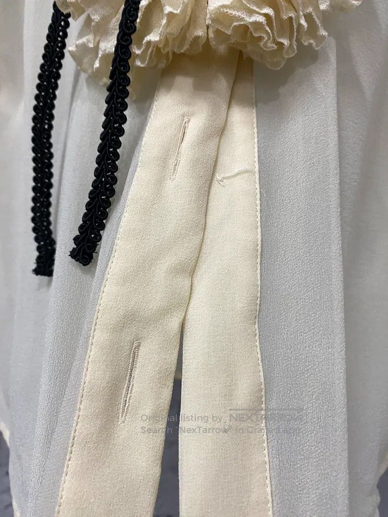 Gucci Gucci Beige lace shirt Size S / US 4 / IT 40 - 5 Thumbnail
