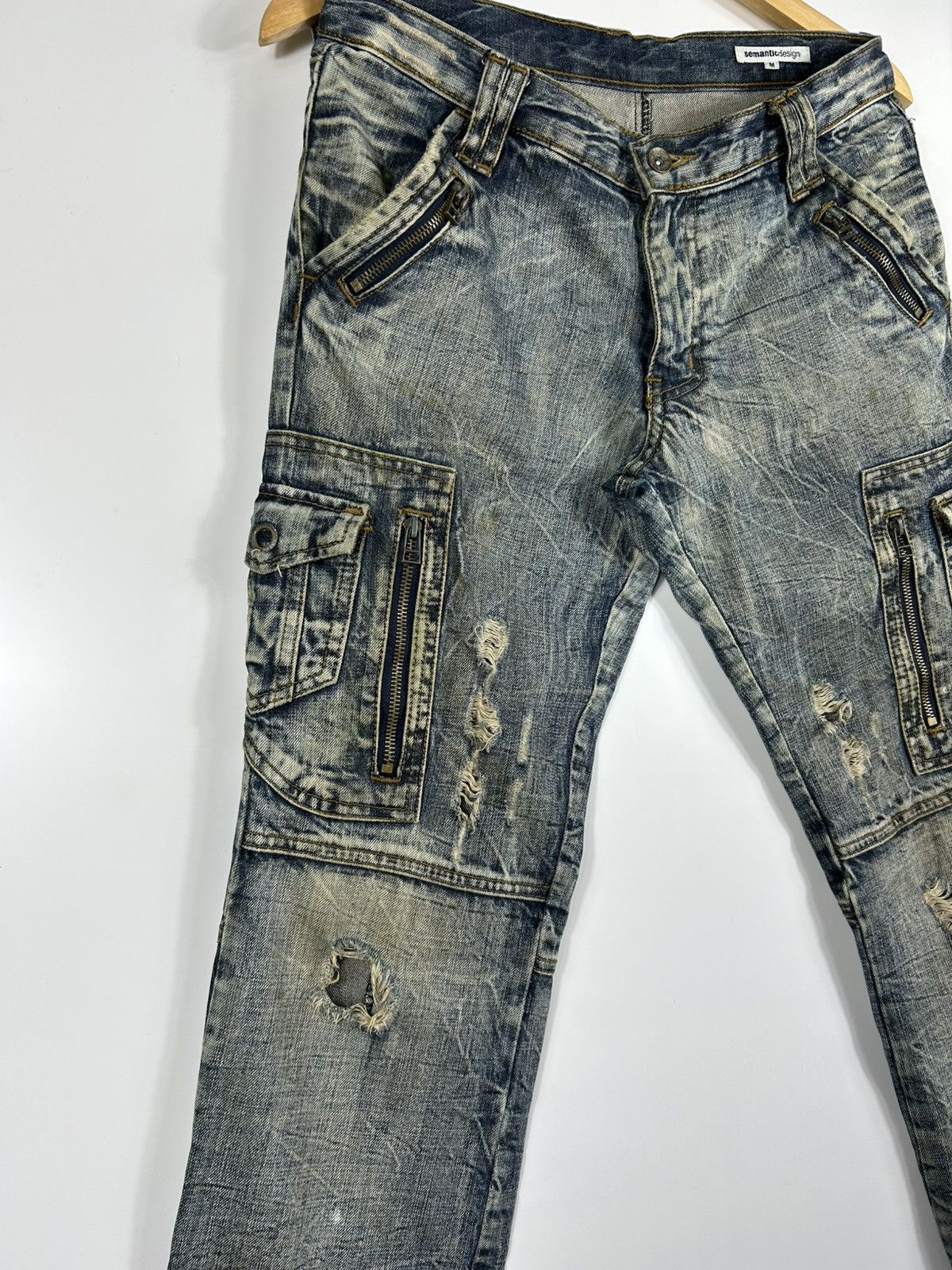 semanticdesign 🔥Semantic Design Nice Distressed Denim Size US 31 - 4 Thumbnail
