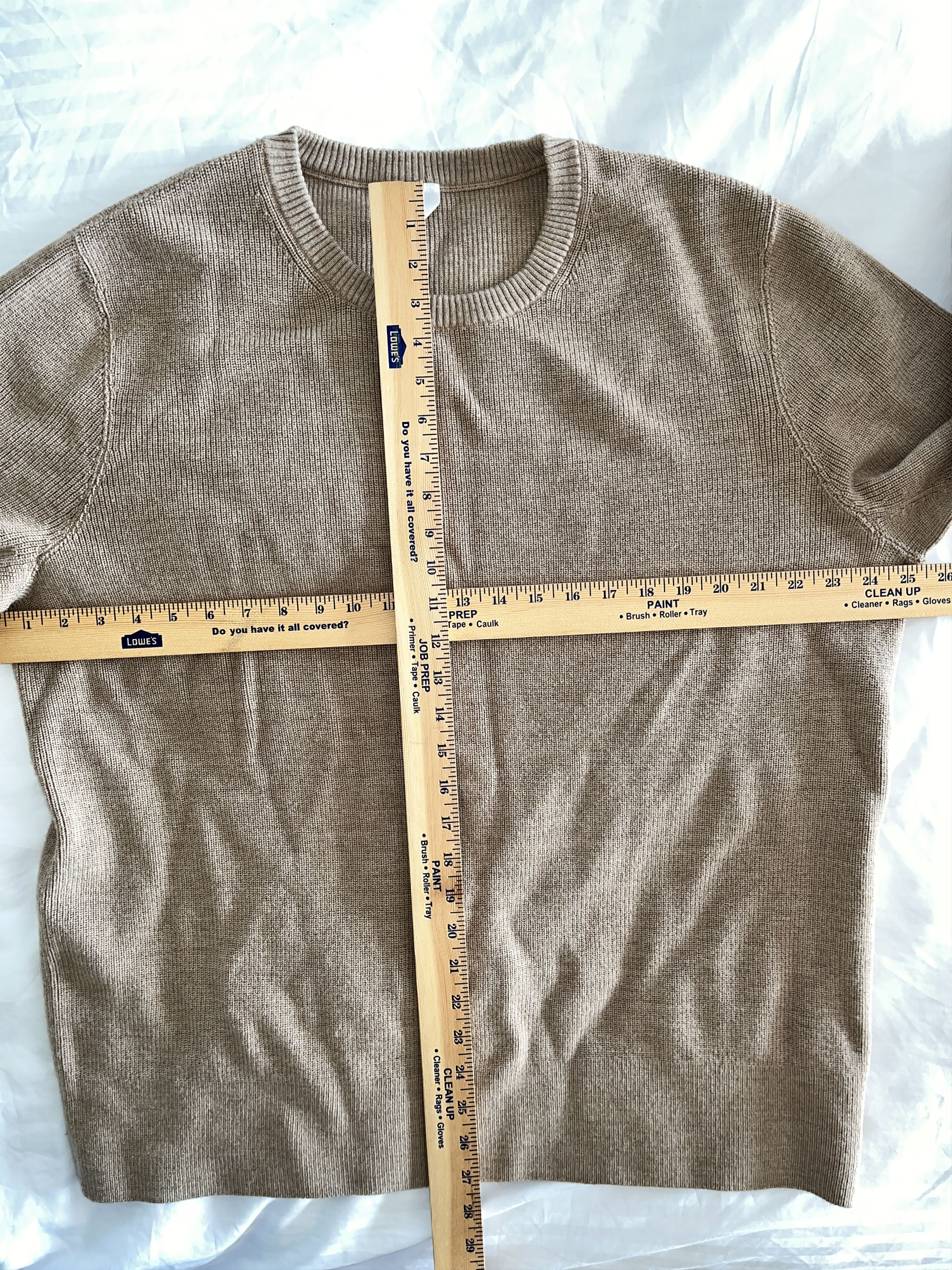 Arket Wool Cotton Caramel Crewneck Sweater Size US XL / EU 56 / 4 - 4 Thumbnail