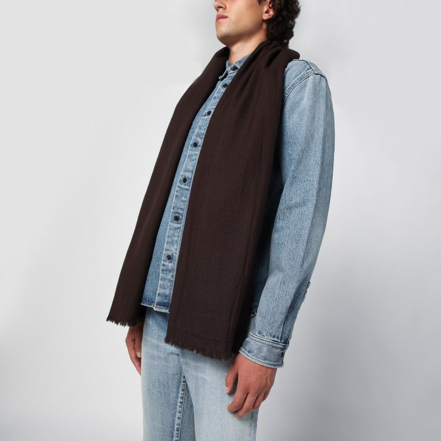 destin o1d2blof0125 Size: OS / Wool Scarf in Ebony Brown Size ONE SIZE - 2 Thumbnail