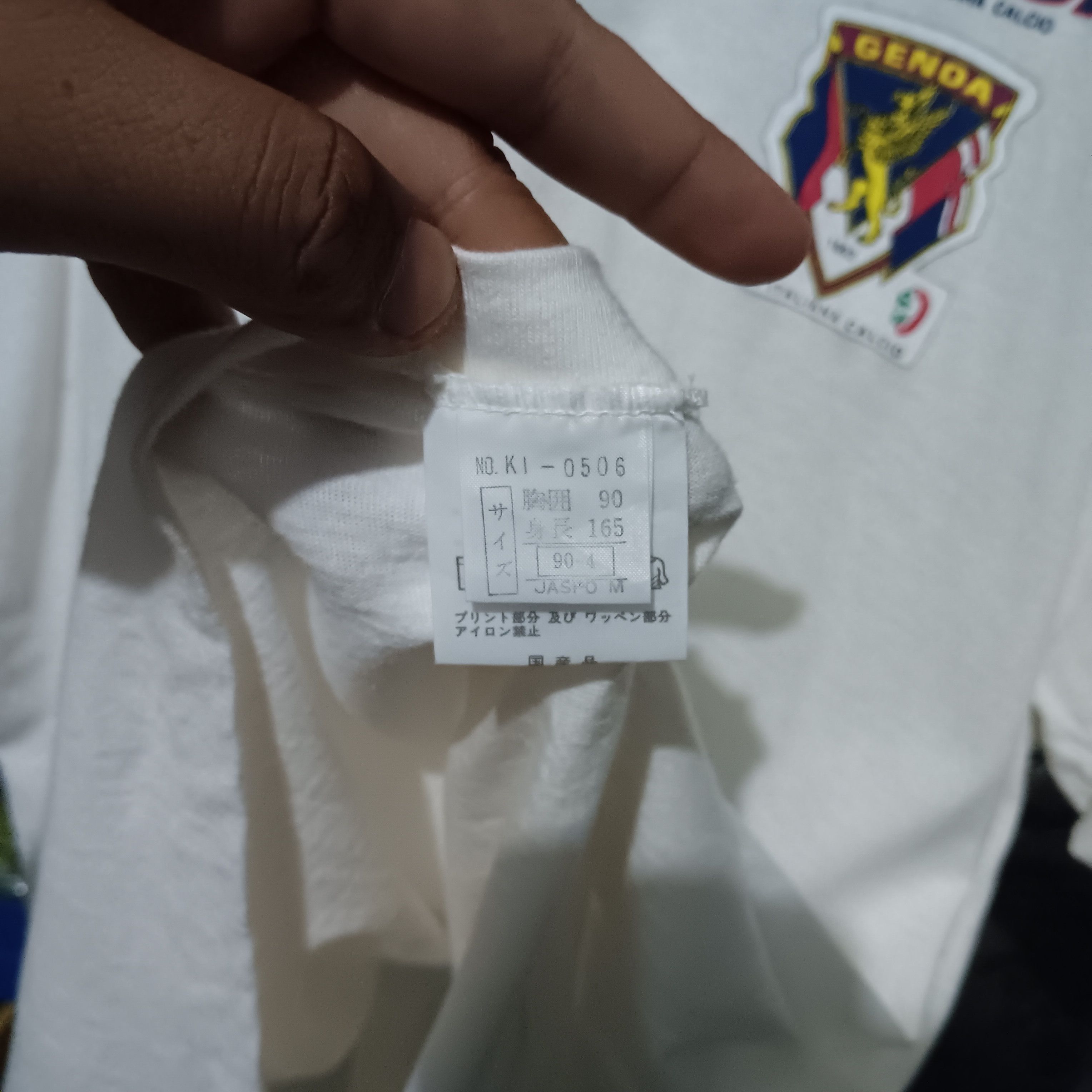Kappa Vintage Kappa GENOA serie A polo shirt Size US L / EU 52-54 / 3 - 6 Thumbnail