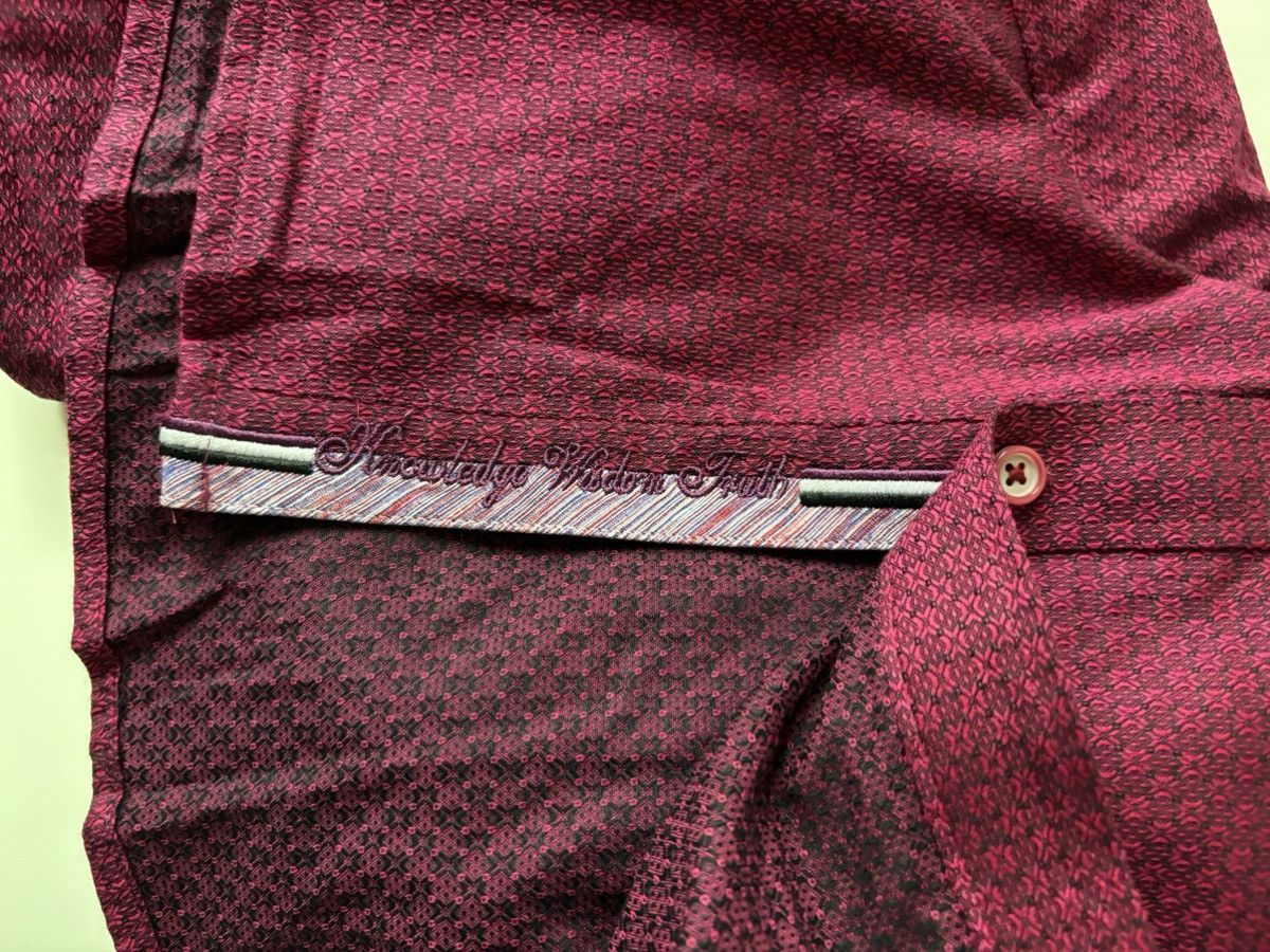 Robert Graham Robert Graham Metro Flip Cuff Shirt Classic Fit, Raspberry Size US XL / EU 56 / 4 - 7 Thumbnail
