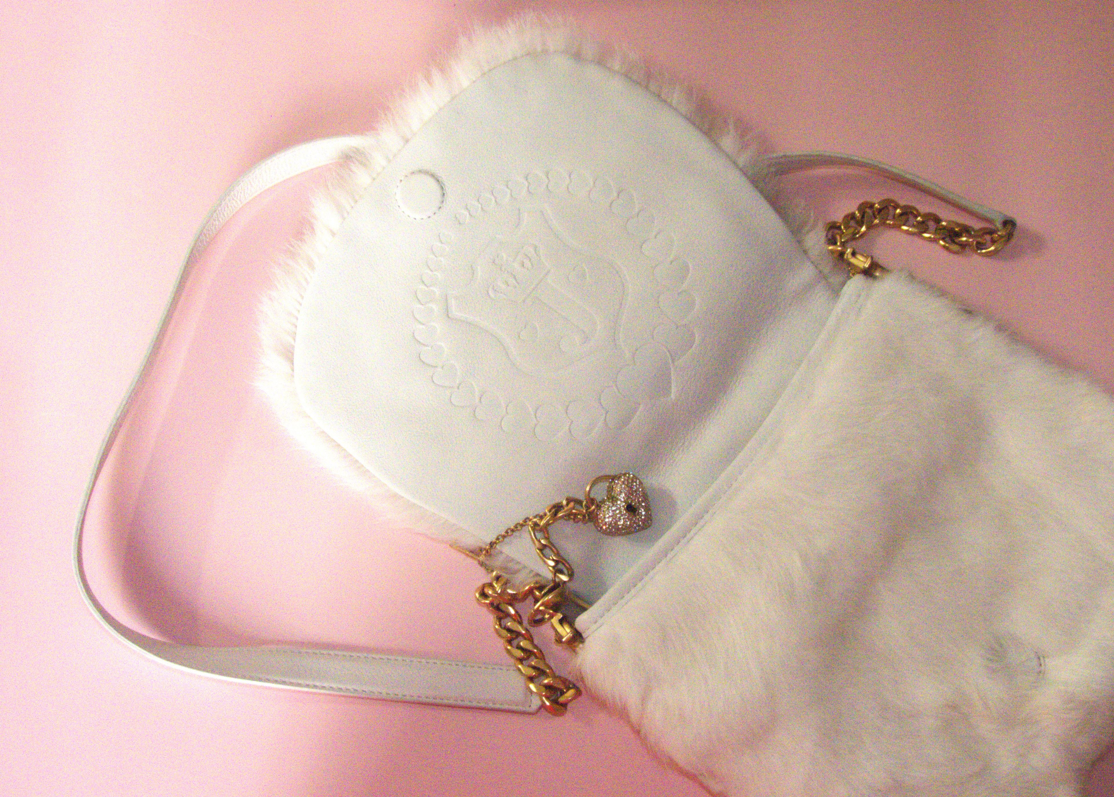 Juicy Couture Rare 2004 Vintage Juicy Couture REAL Rabbit Fur bag P&G Size ONE SIZE - 3 Thumbnail