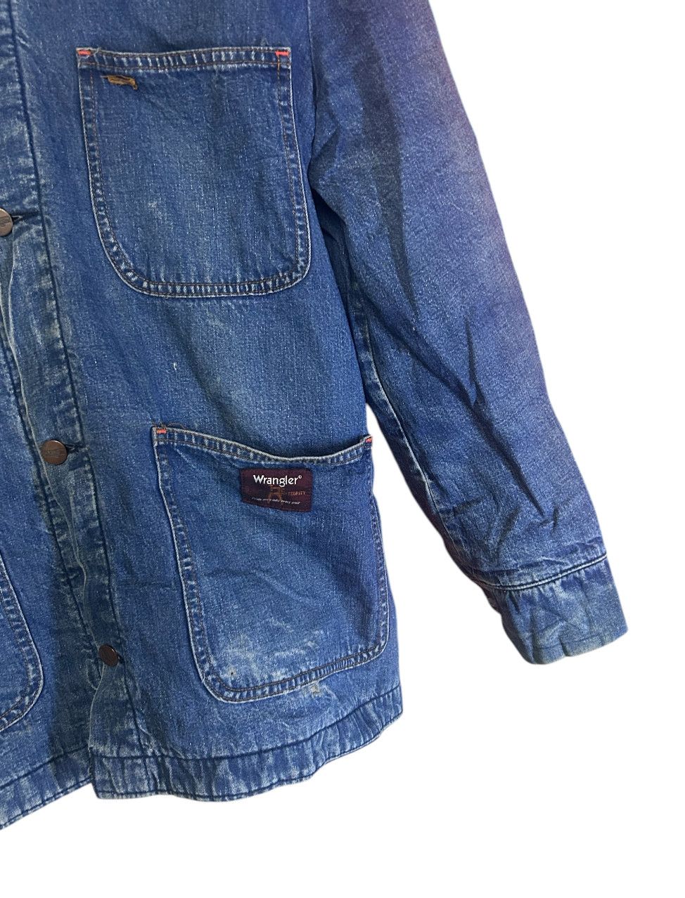 Wrangler Trashed vintage wrangler workwear Jacket Size US M / EU 48-50 / 2 - 5 Thumbnail