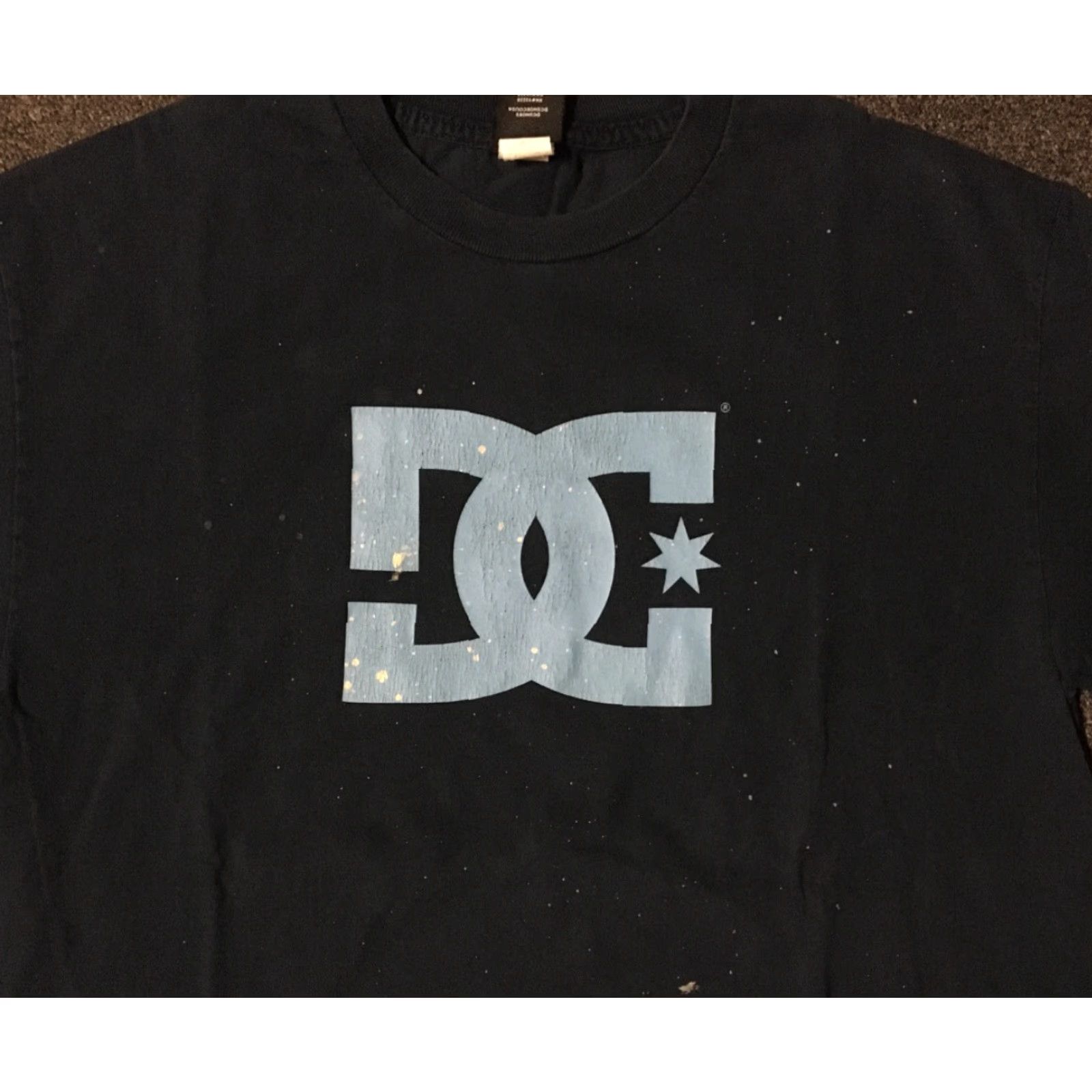 Thrasher VINTAGE DC Shoes Faded Paint Shirt L DCSHOECOUSA Skate Es Droors 90s Y2K Punk Grunge Shirt Mens Large Blue Graphic Tee Skateboarding Thrasher Size US L / EU 52-54 / 3 - 5 Thumbnail