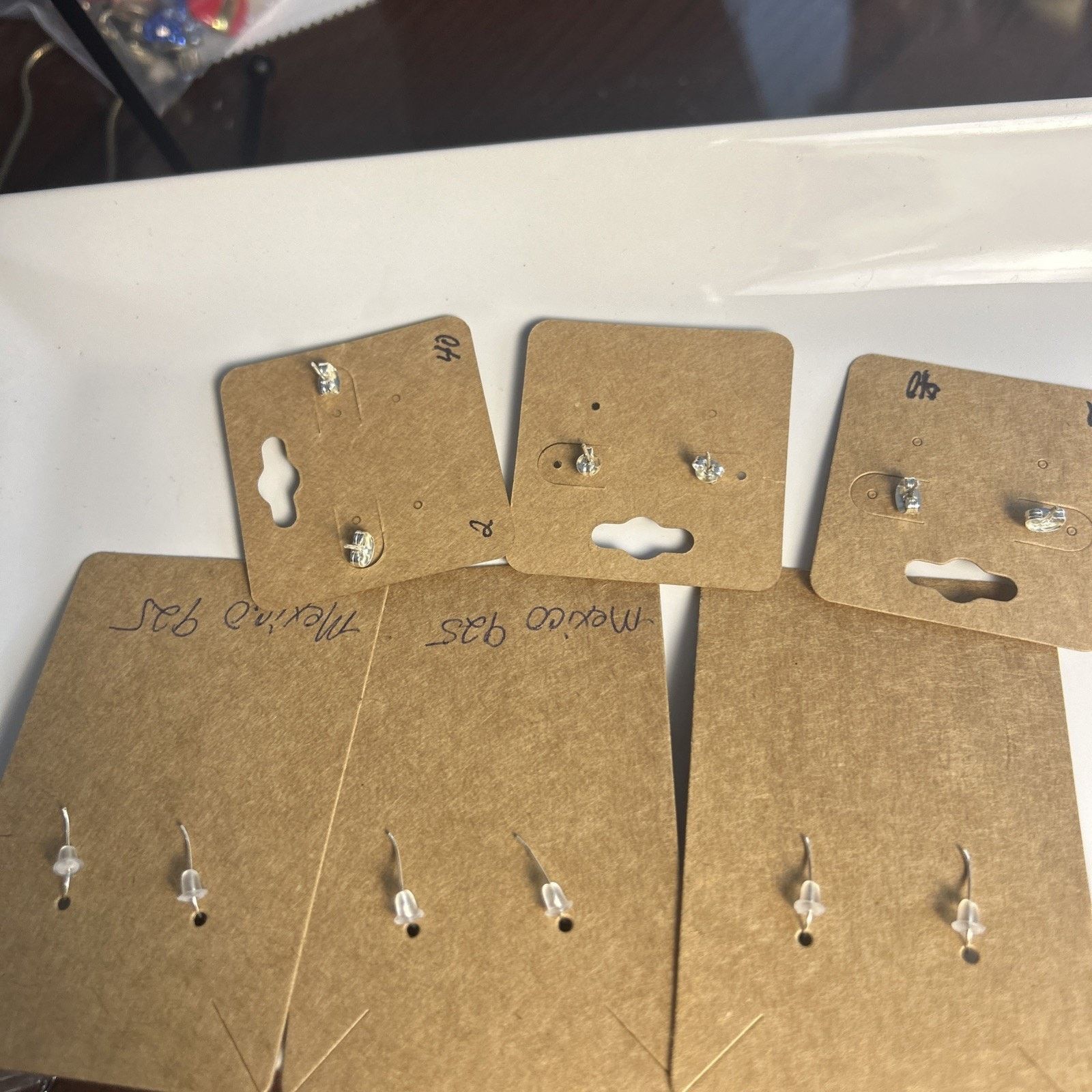 Mexicana Sterling Silver Mexican Earrings Lot Bundle 6 Artisan Style Size ONE SIZE - 12 Thumbnail