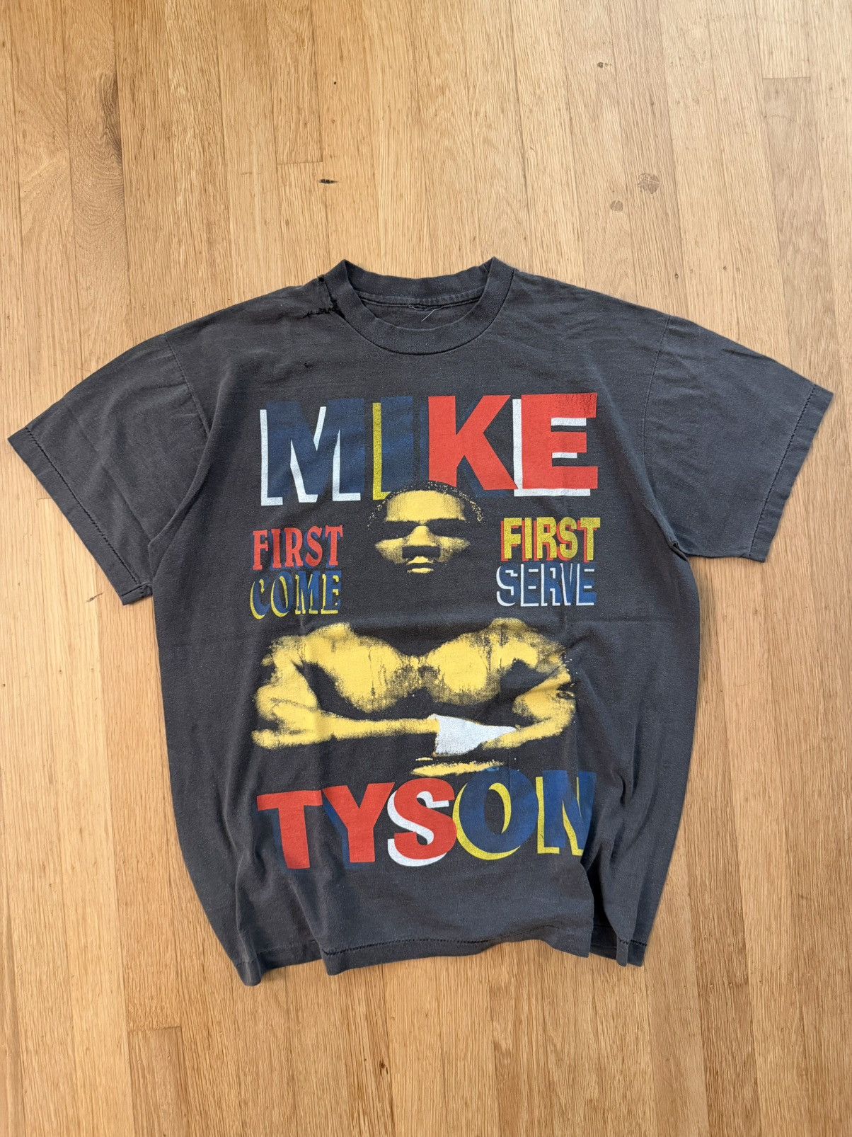 Vintage **RARE** Vintage Mike Tyson Rap Tee Size US M / EU 48-50 / 2 - 1 Thumbnail