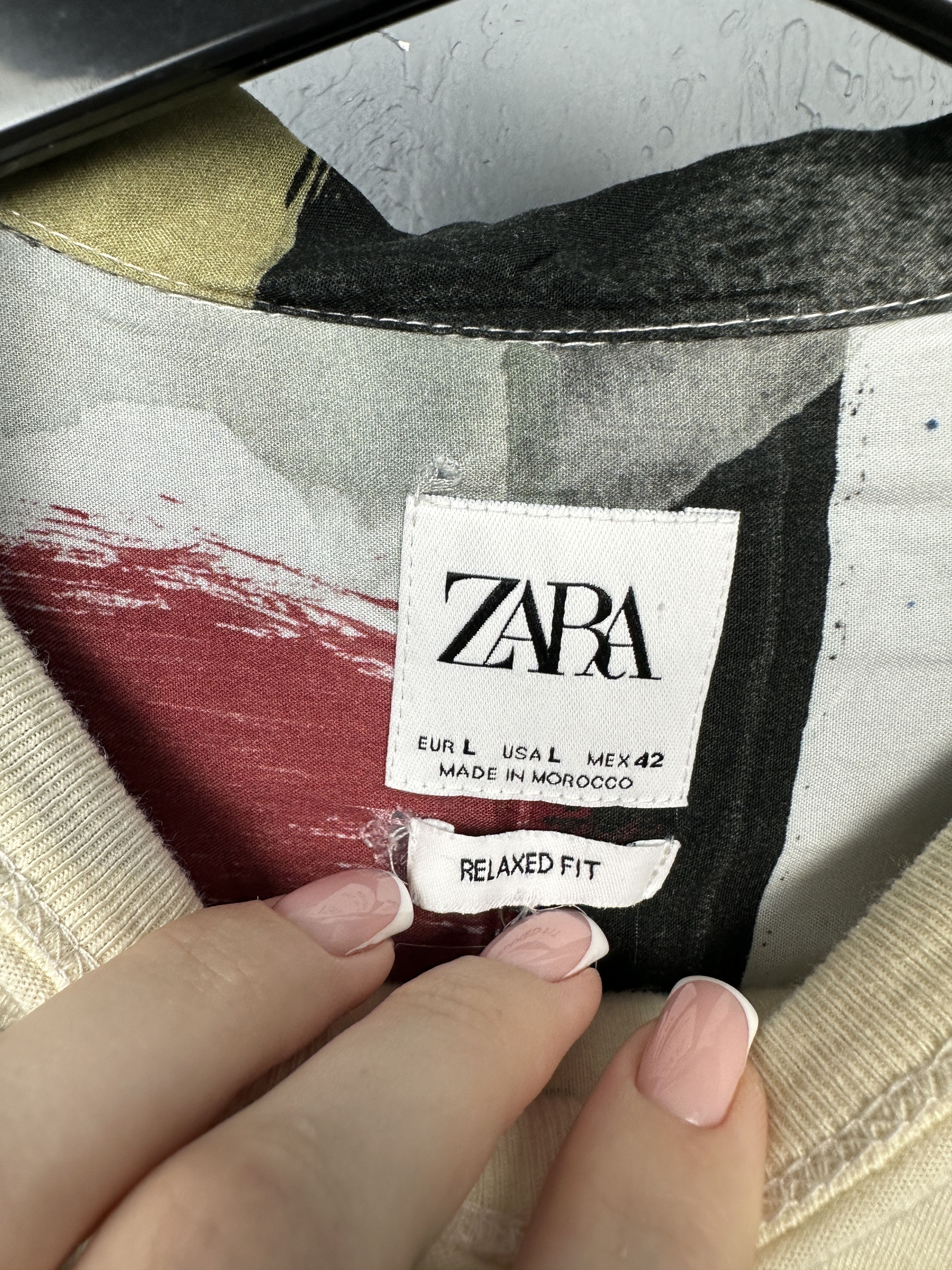 Zara Zara Mens Hawaiian Shirt Size US L / EU 52-54 / 3 - 3 Thumbnail
