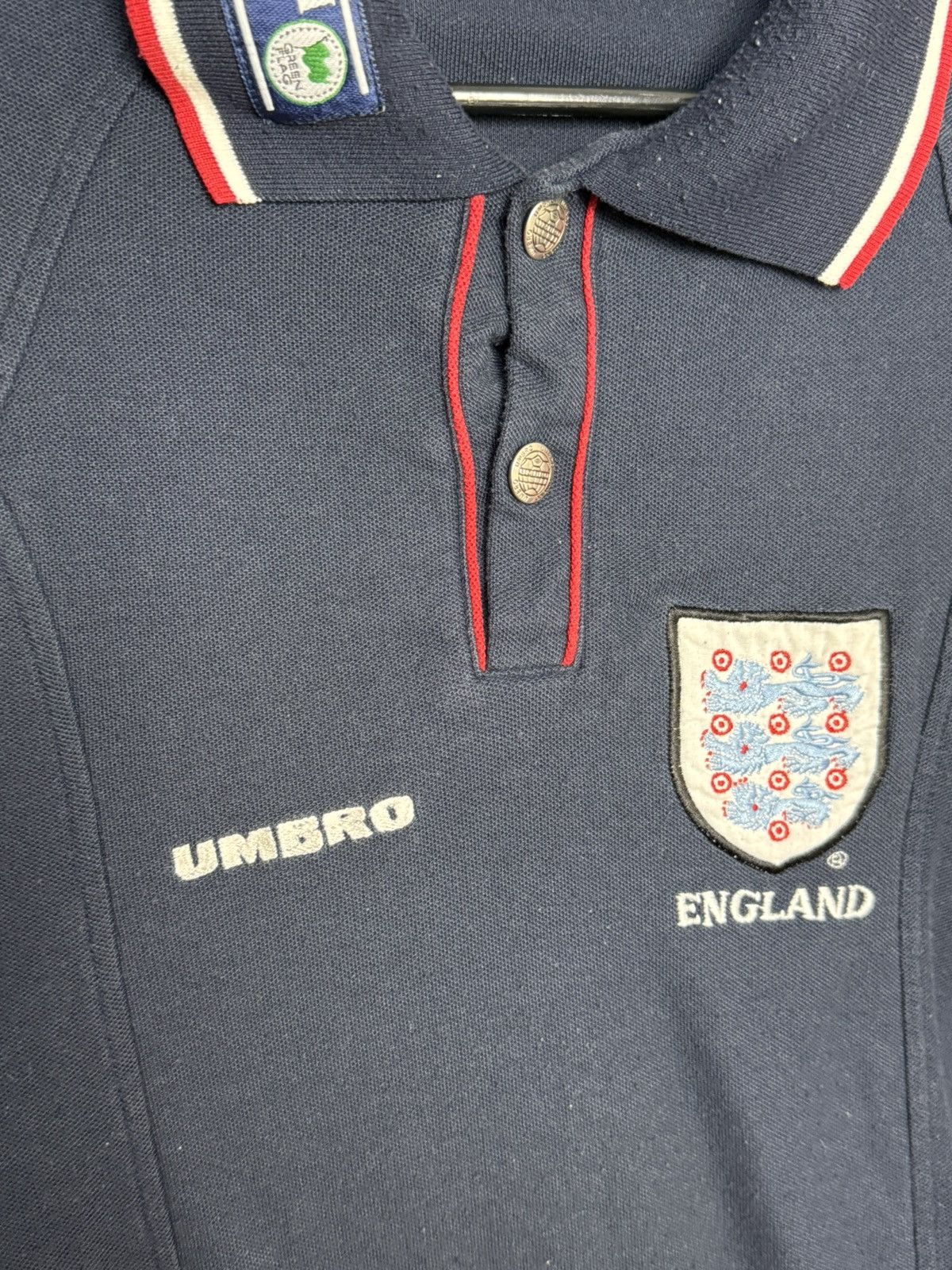 Umbro England National Team 1990’s Training Football Jersey Shirt Size US M / EU 48-50 / 2 - 3 Thumbnail