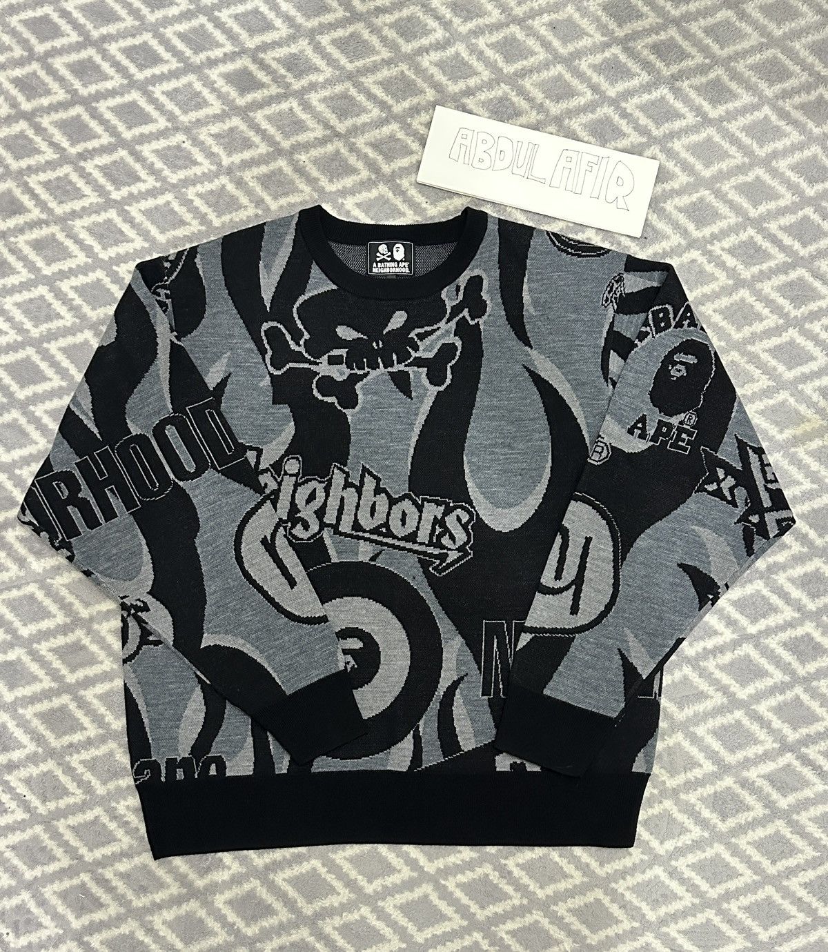 BAPE×NEIGHBORHOOD RELAXED FIT KNIT