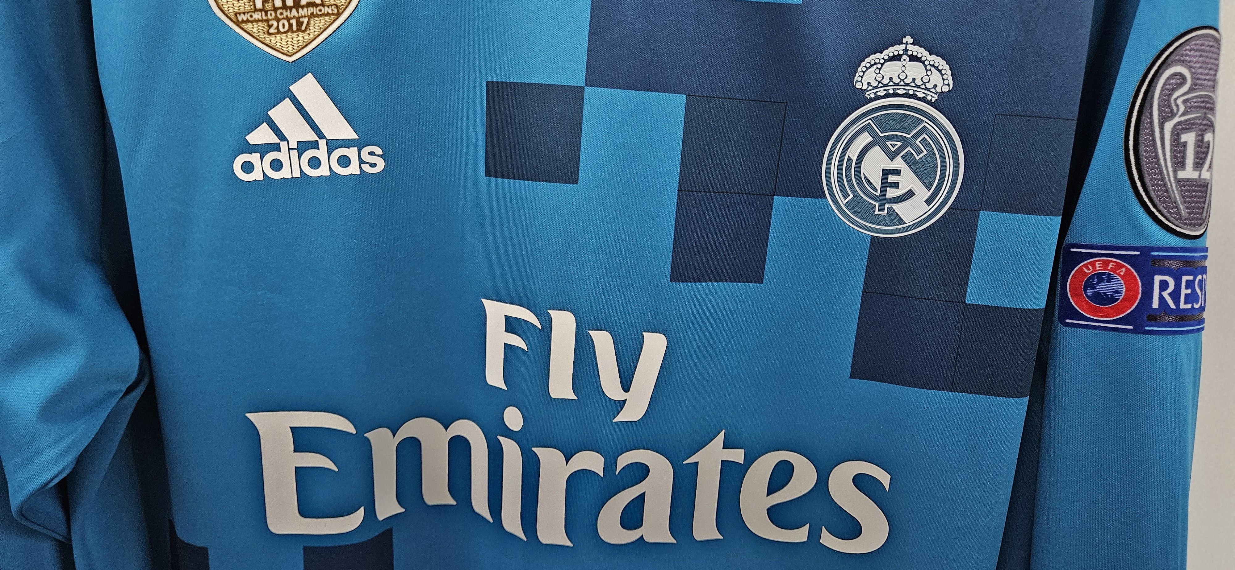 Other REAL MADRID 2017 2018 ADIZERO AWAY LONG SLEEVE Size US L / EU 52-54 / 3 - 5 Thumbnail